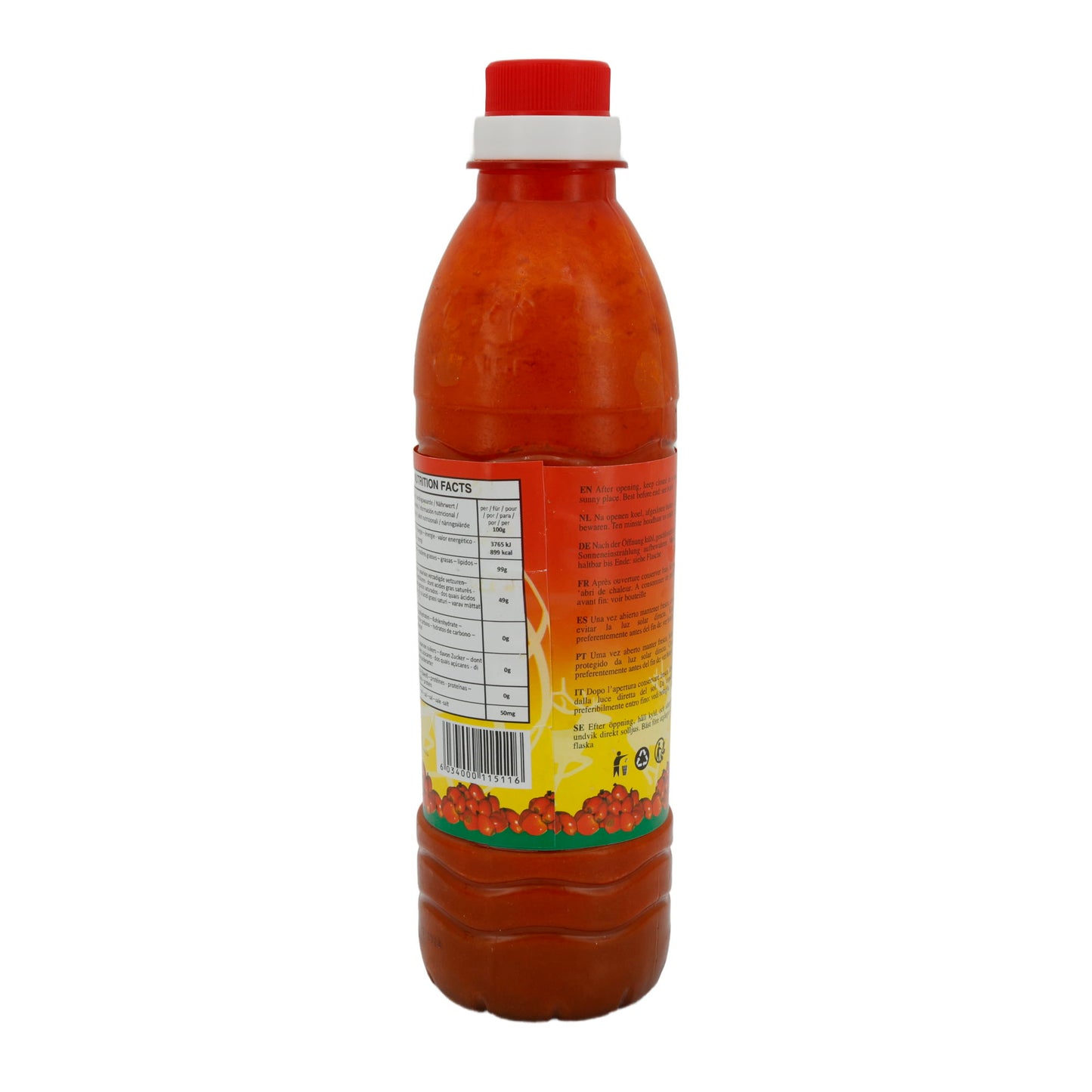 Palmöl Praise African | Palm Oil Zomi | Non raffinato | 500 ml