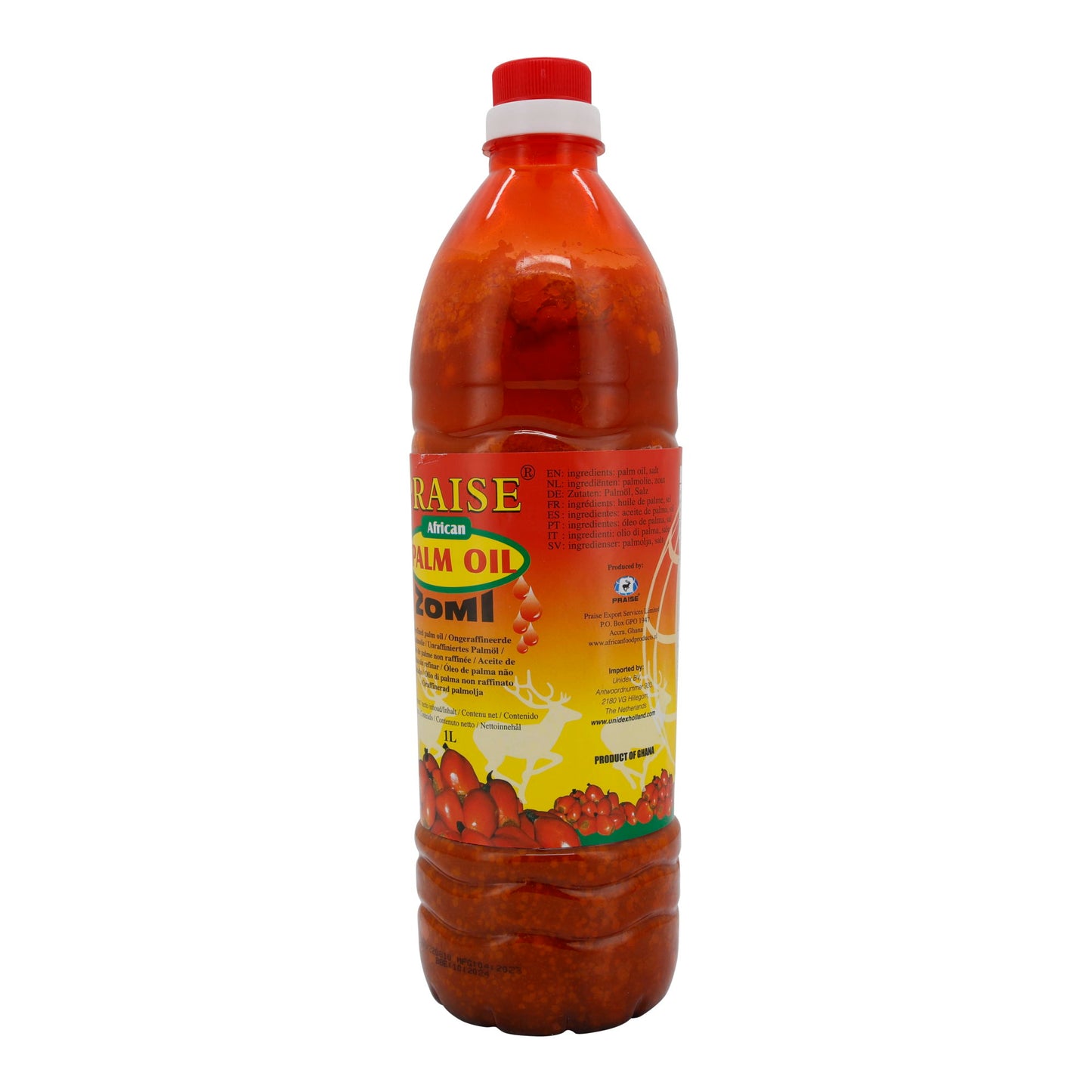 Palm Oil Praise | Zomi | Unrefined, authentically African | 1L