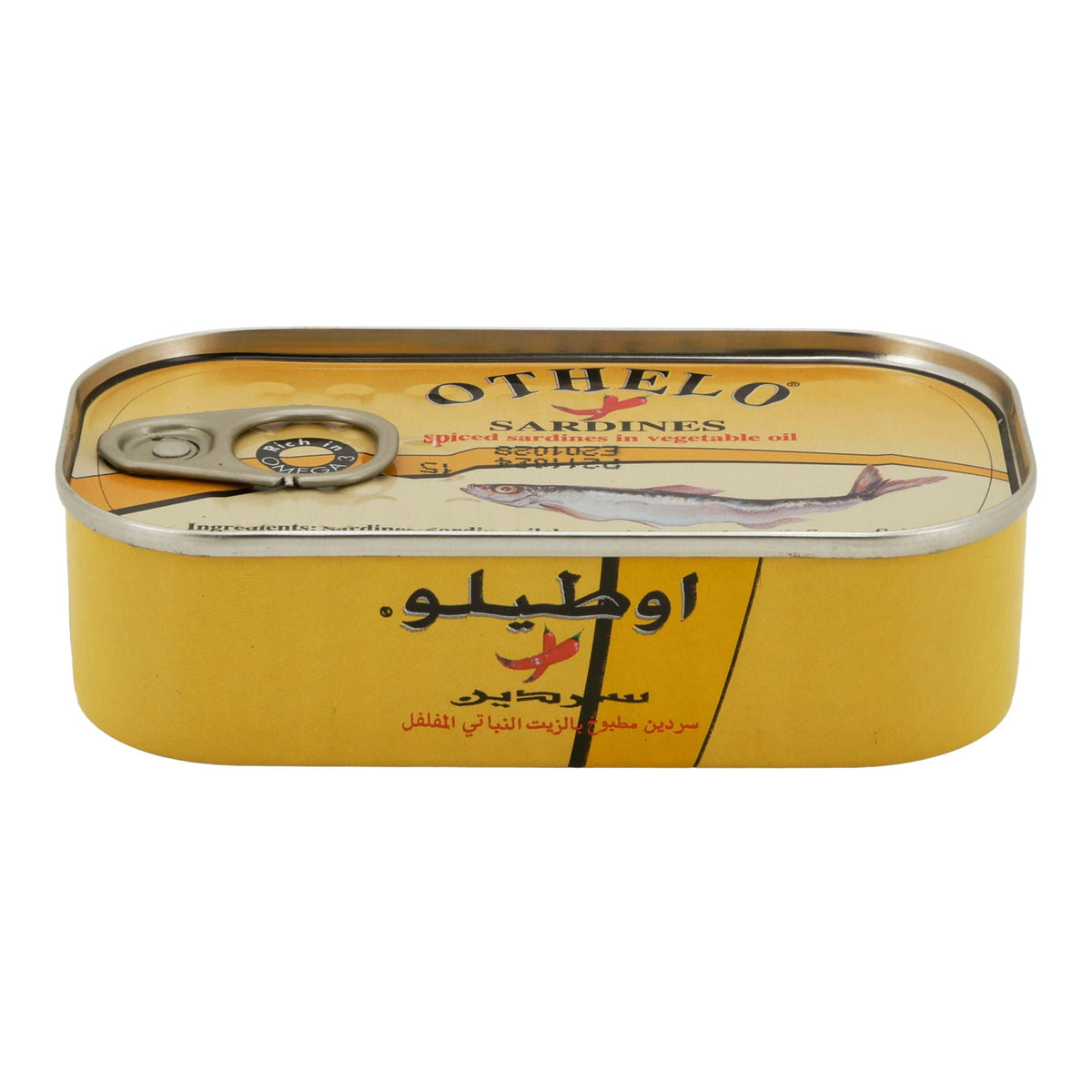 Sardinen Othelo | Fisch | scharf | eingelegt in vegetarischem Öl | 125 g OTHELO