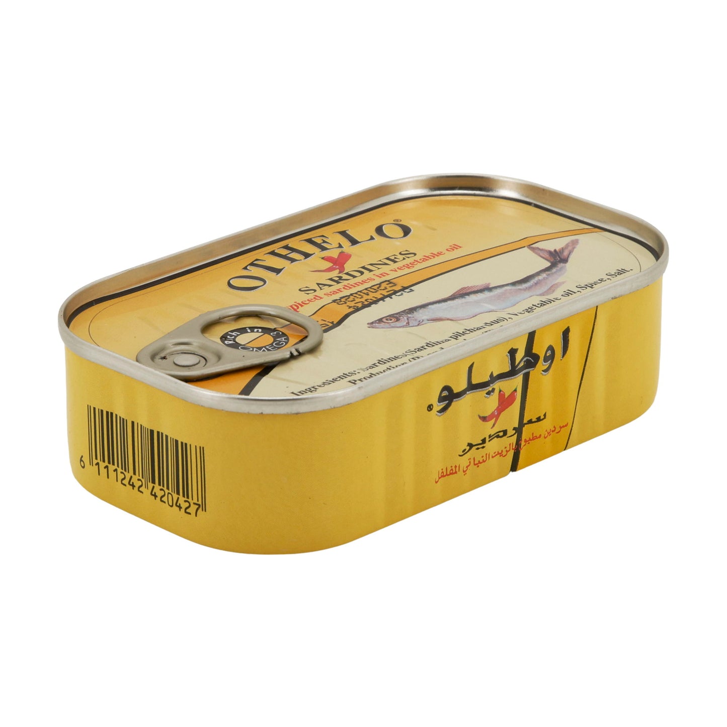 Sardinen Othelo | Fisch | scharf | eingelegt in vegetarischem Öl | 125 g