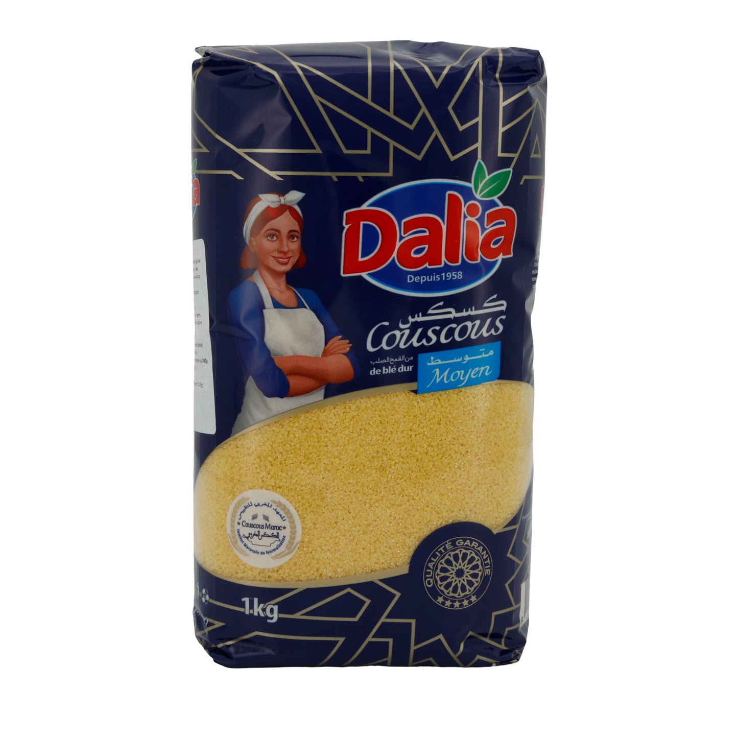 Tarwegriesmeel Dalia | Couscous Medium | Hoogwaardig Tarwegriesmeel | 1 kg