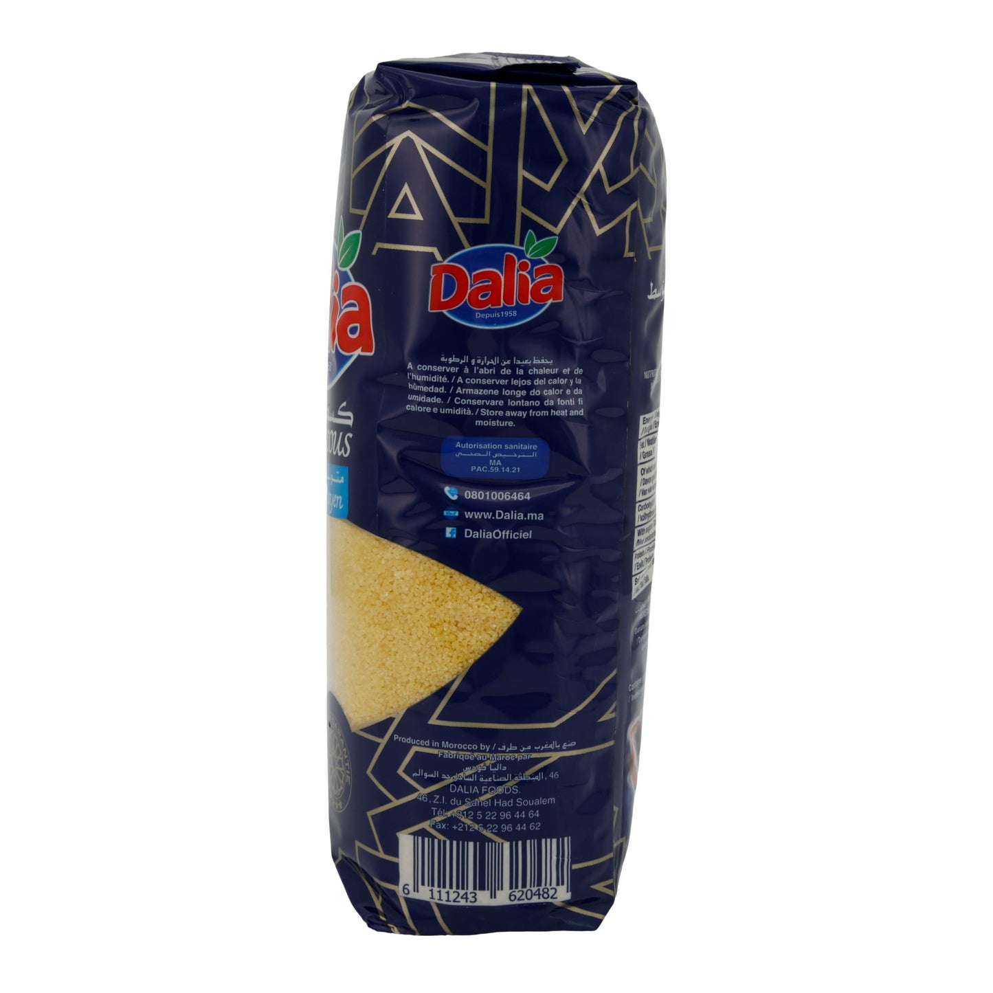 Tarwegriesmeel Dalia | Couscous Medium | Hoogwaardig Tarwegriesmeel | 1 kg
