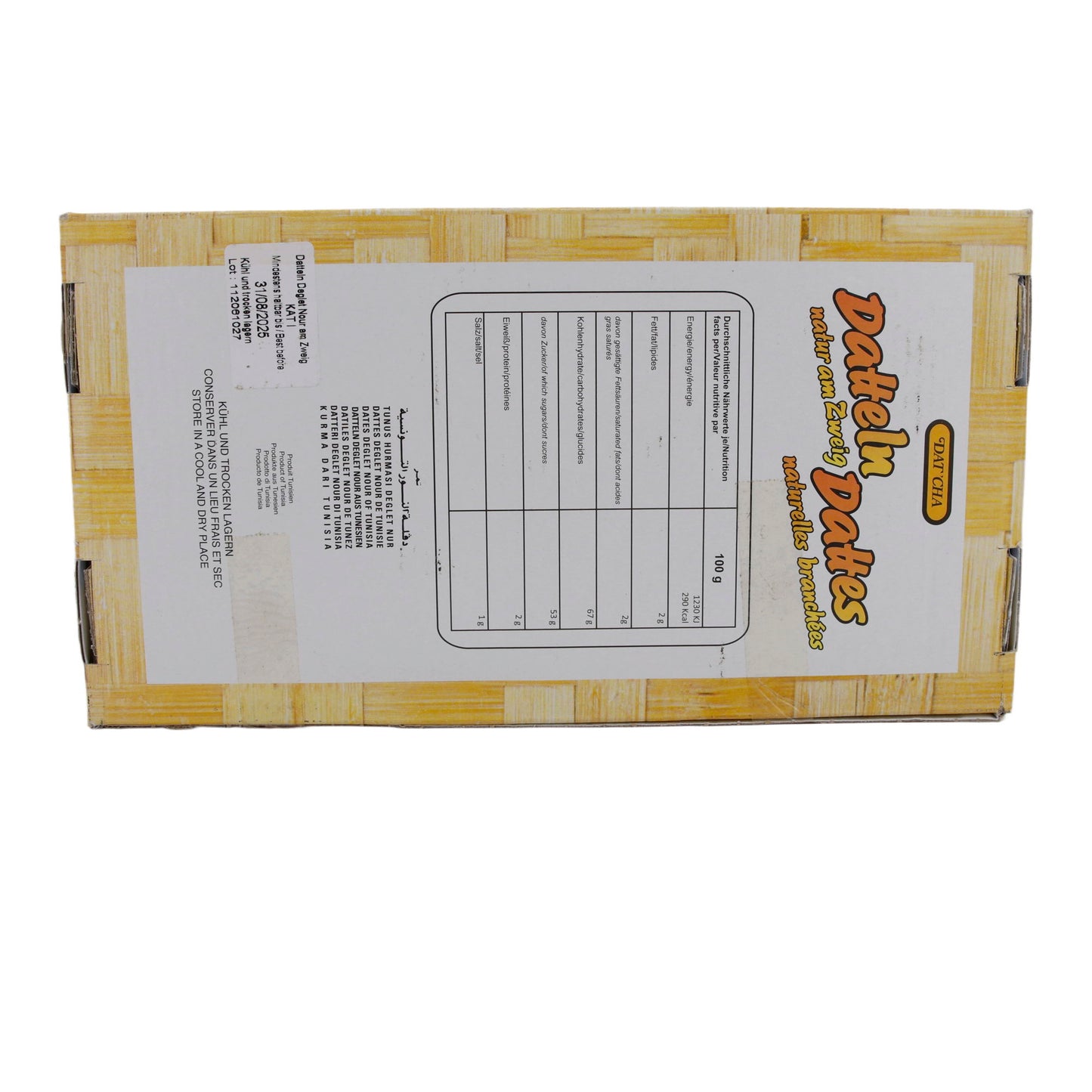 Datteri Deglet Nour | Am Zweig | Naturali, dalla Tunisia | 1 kg
