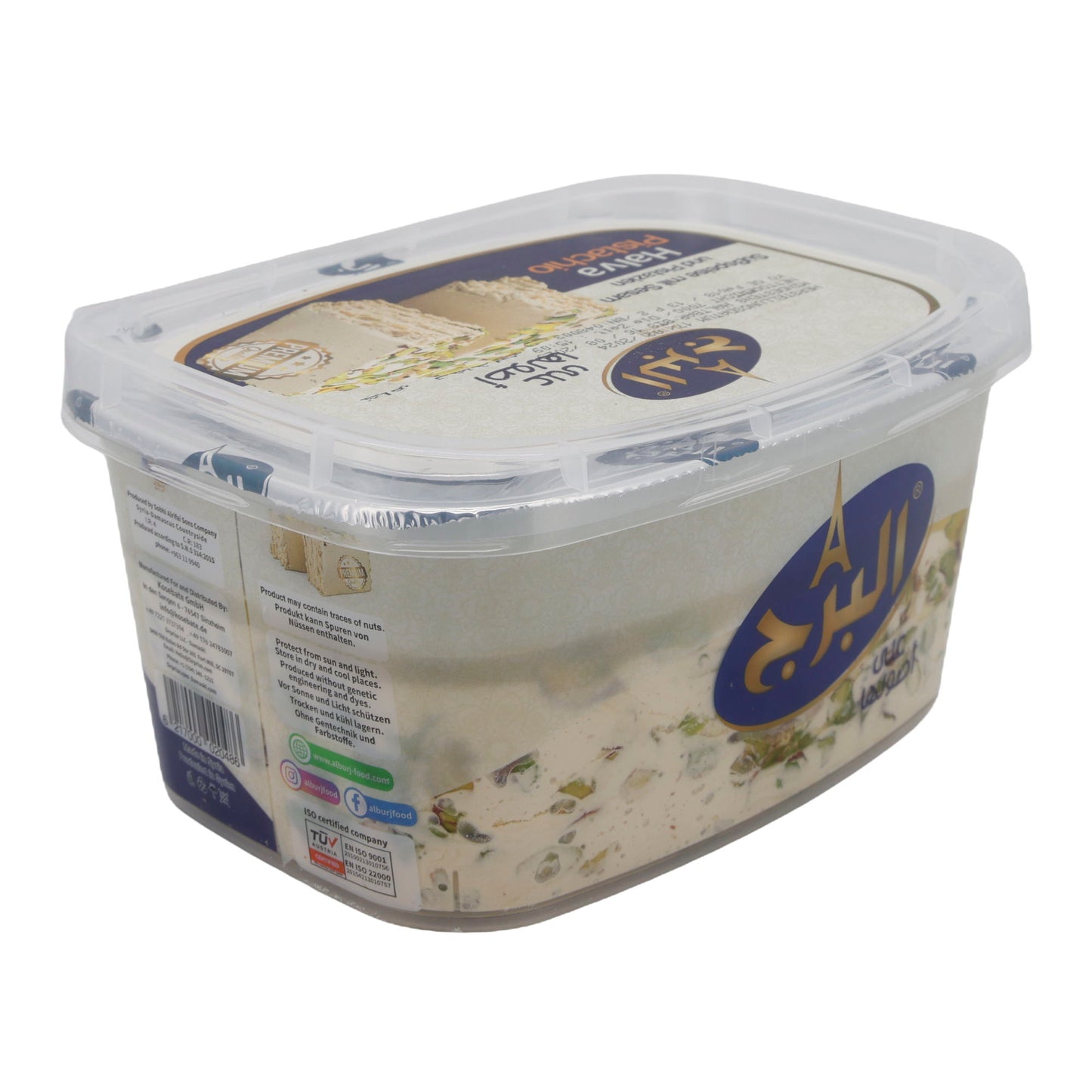 Süßspeise Halva Pistachio | Süßspeise | Mit Sesam und Pistazien | 400 g Premium Qualität
