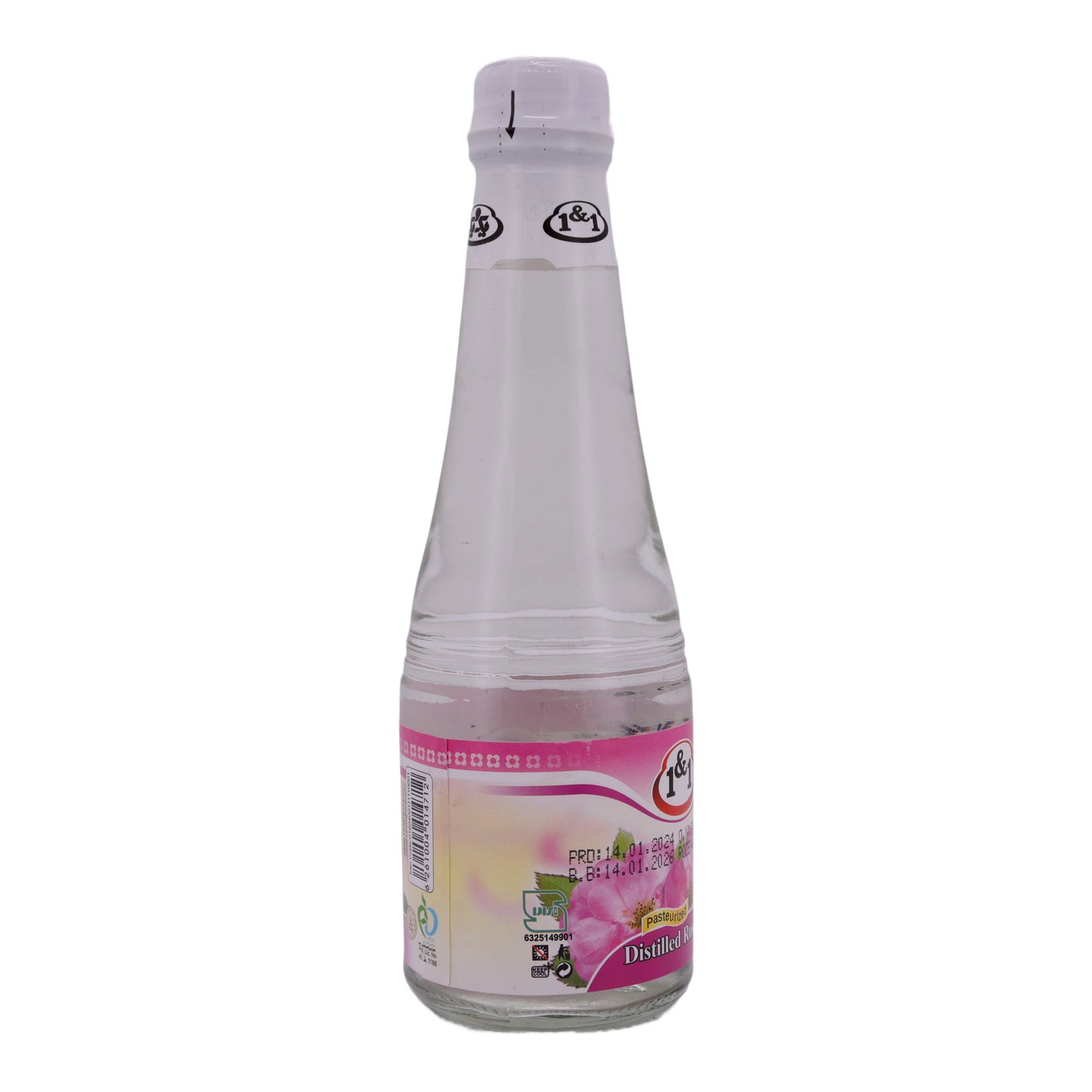 Rosenwasser 1&1 | Rosenwasser | Distillat naturel de pétales de rose pour cuisine & soins | 250 ml