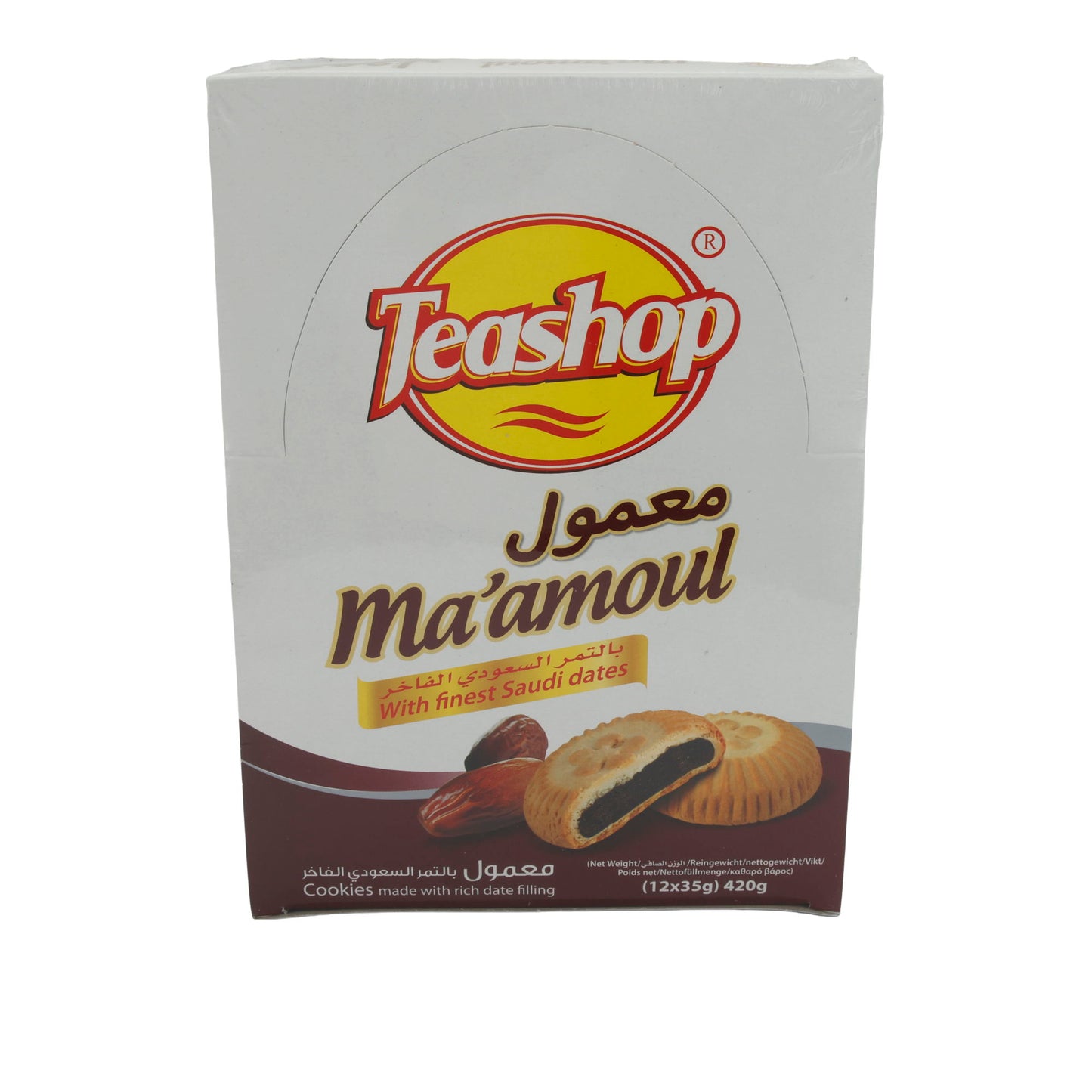 Kekse Teashop | Ma’amoul | Traditionell, mit Dattelfüllung | 12 Stück (420 g)