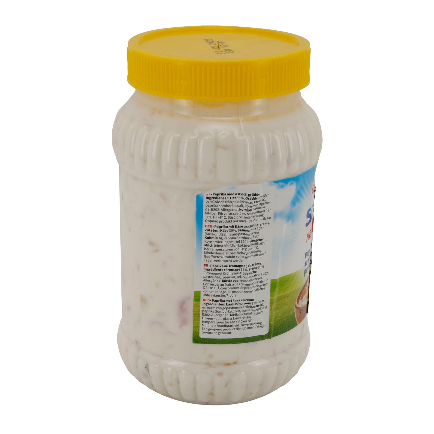 Paprika Adelina Speca in panna acida | Ripieno | Con formaggio in panna acida | Barattolo da 1000 g