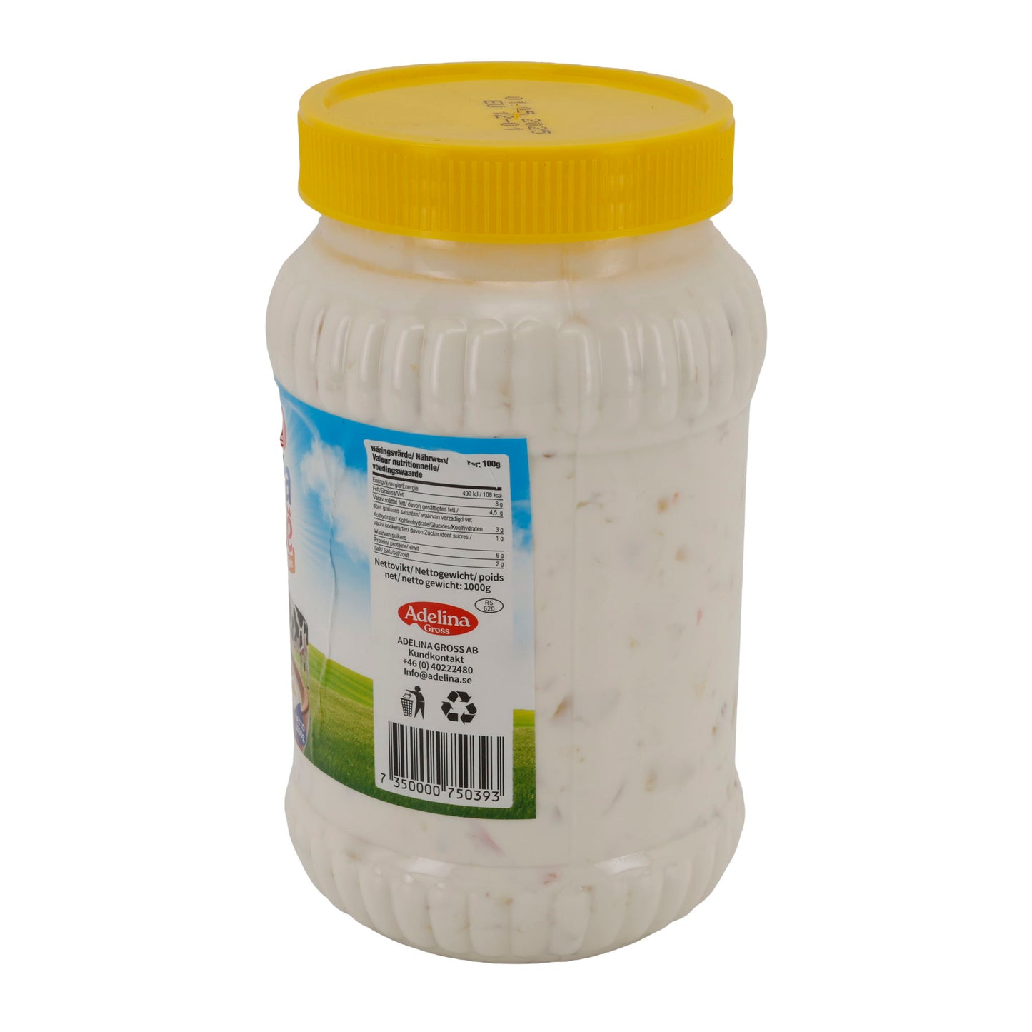 Paprika Adelina Speca in panna acida | Ripieno | Con formaggio in panna acida | Barattolo da 1000 g