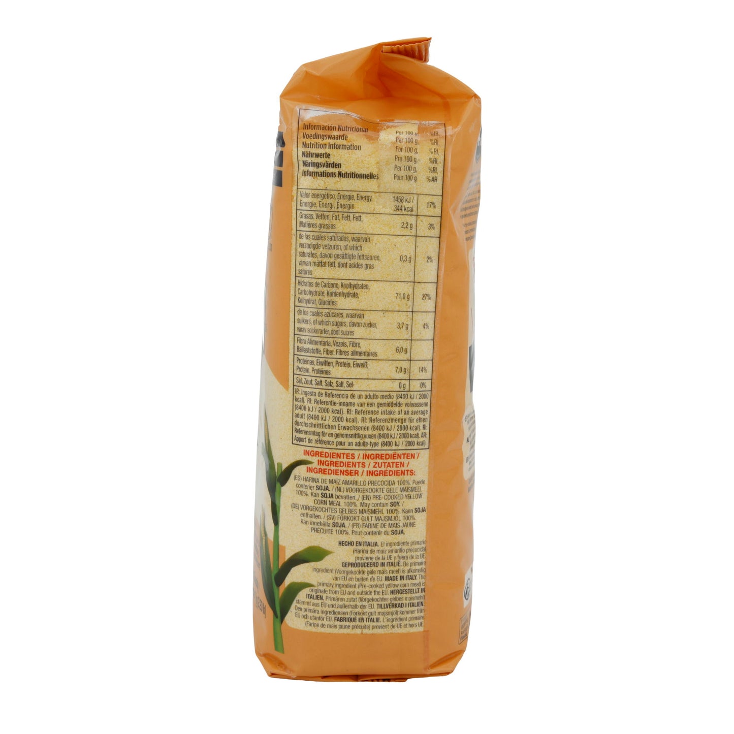 Geel maïsmeel P.A.N. | Glutenvrij, zonder genetische modificatie | Ideaal voor Arepas | 1 kg