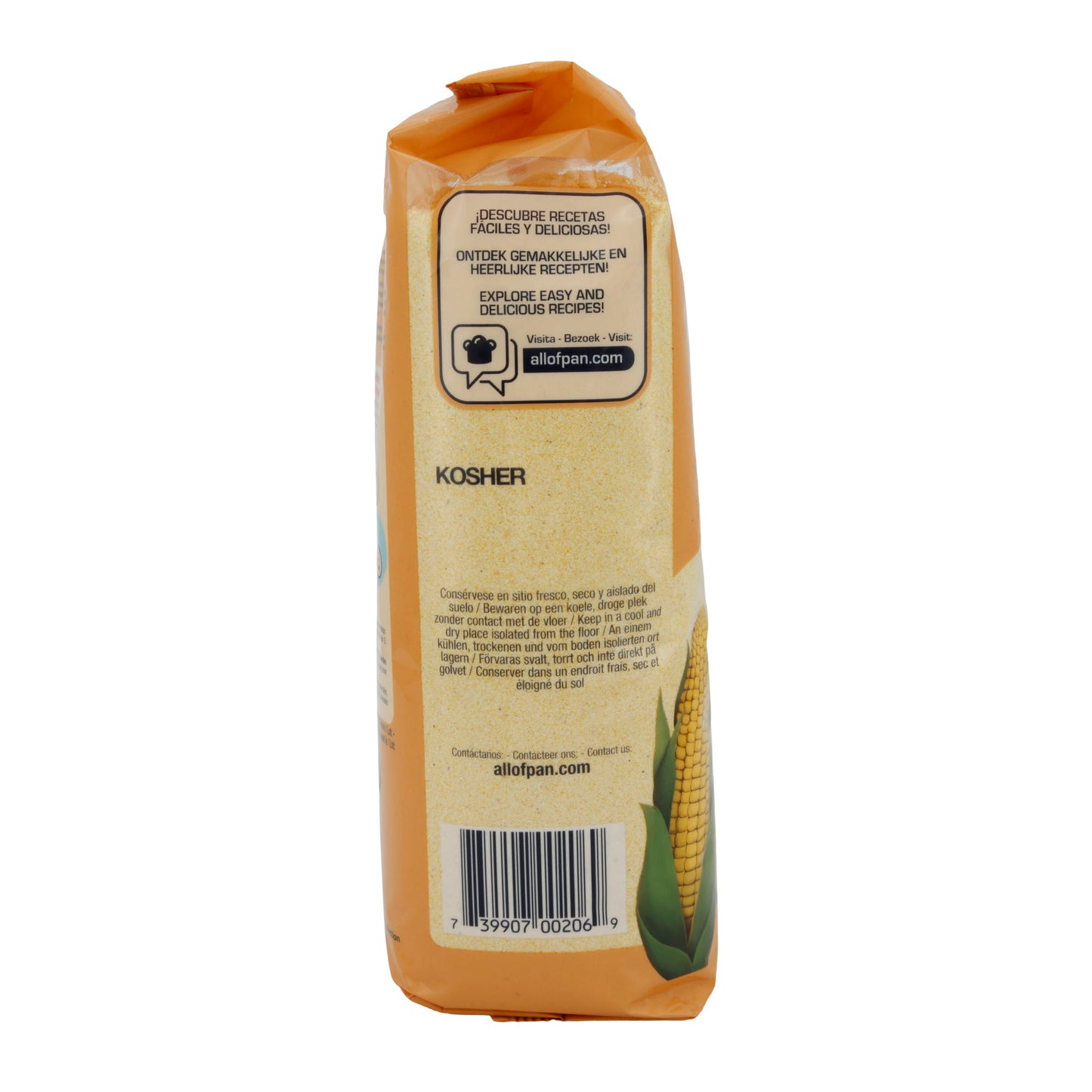 Geel maïsmeel P.A.N. | Glutenvrij, zonder genetische modificatie | Ideaal voor Arepas | 1 kg