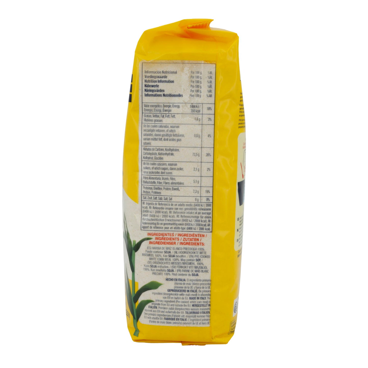 Maismeel P.A.N. | Wit Maismeel | Voorgekookt & Glutenvrij, Perfect voor Arepas | 1 kg