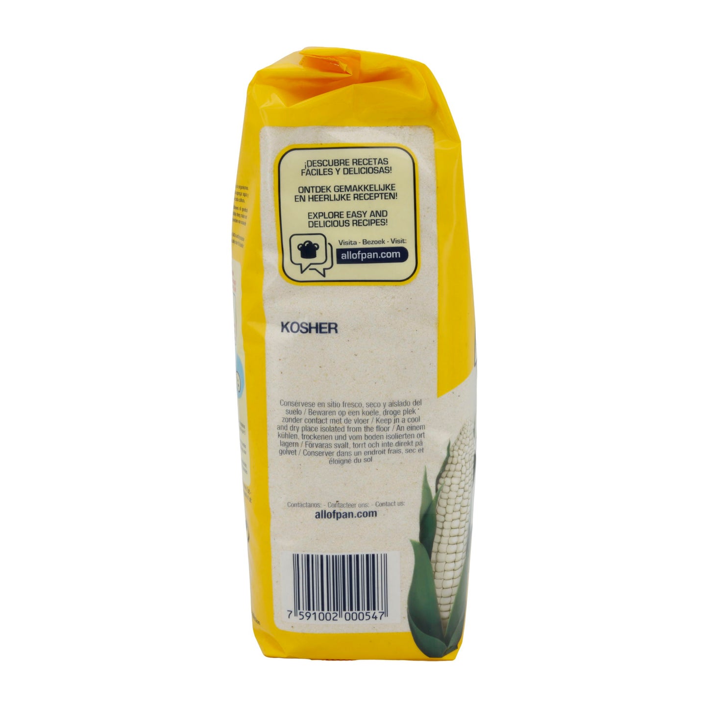 Maismeel P.A.N. | Wit Maismeel | Voorgekookt & Glutenvrij, Perfect voor Arepas | 1 kg