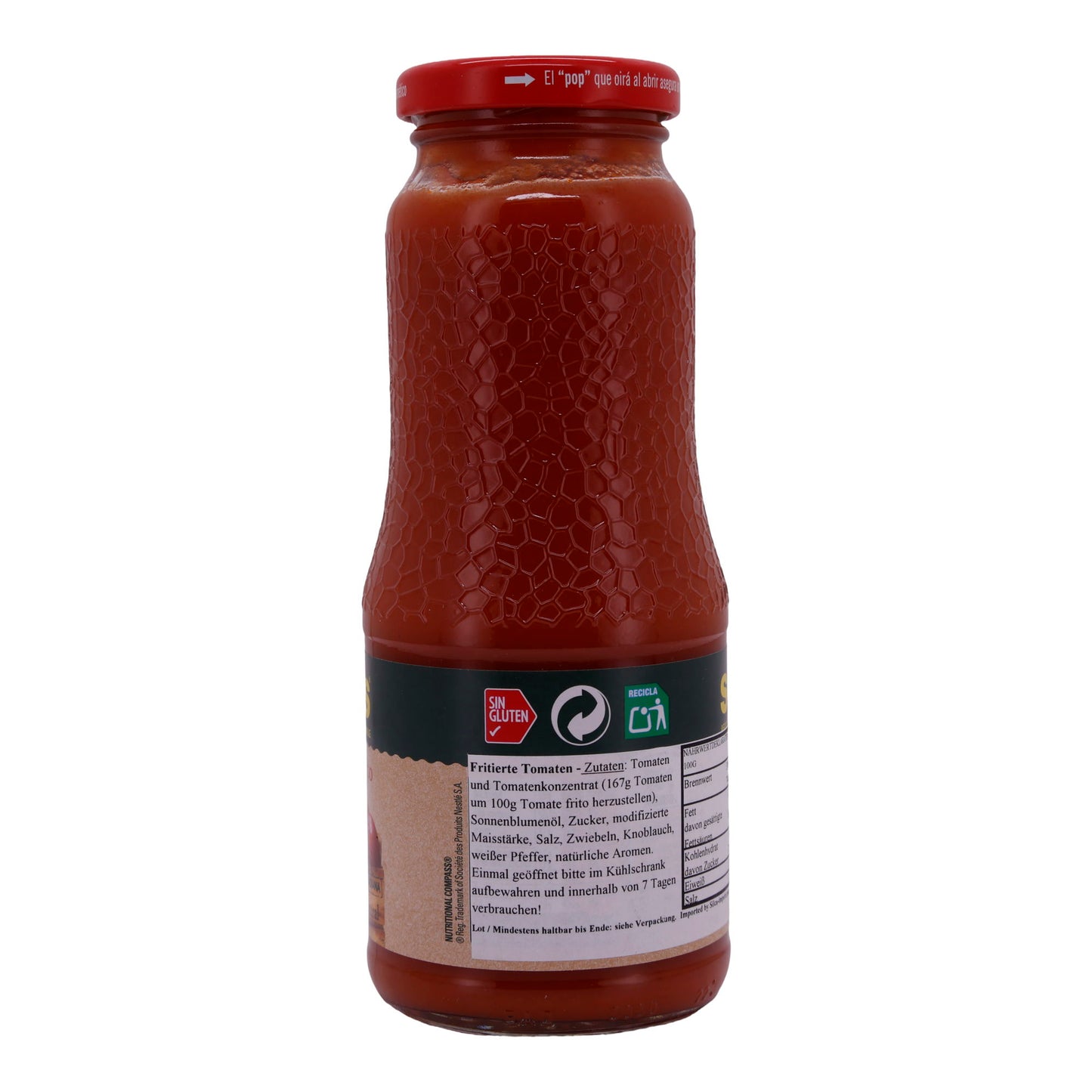 Tomatenmark Solís | Tomate Frito | 100 % natürlicher Geschmack | 360g