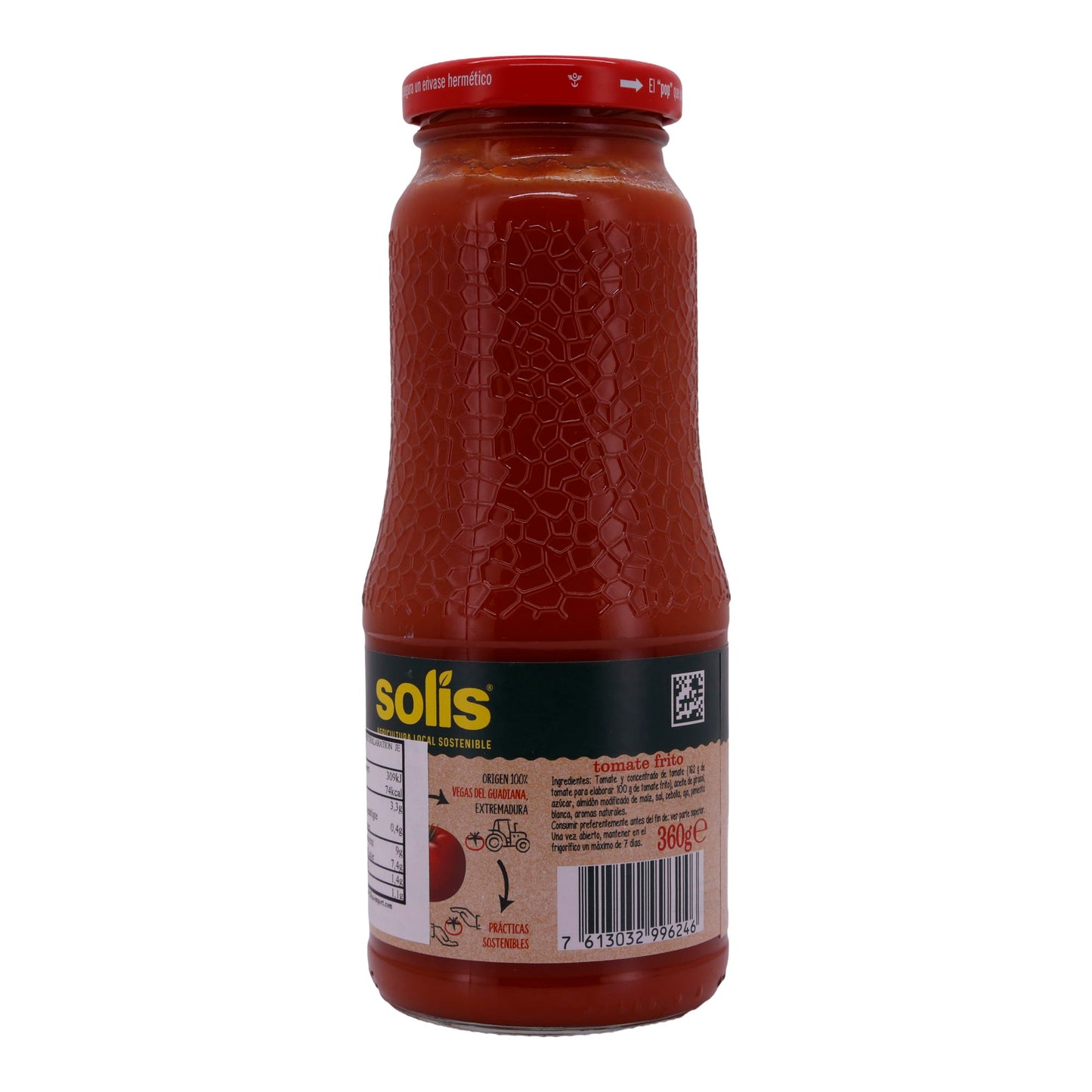 Tomatenmark Solís | Tomate Frito | 100 % natürlicher Geschmack | 360g
