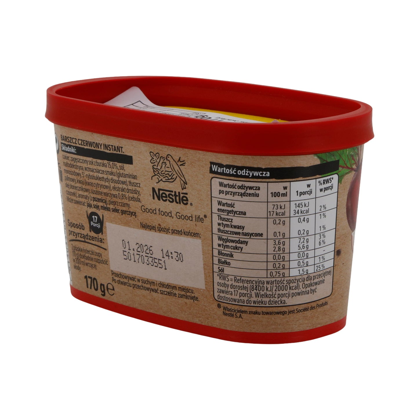 Rote Borsch Winiary Barszcz Czerwony Instant | Soep | 170 g