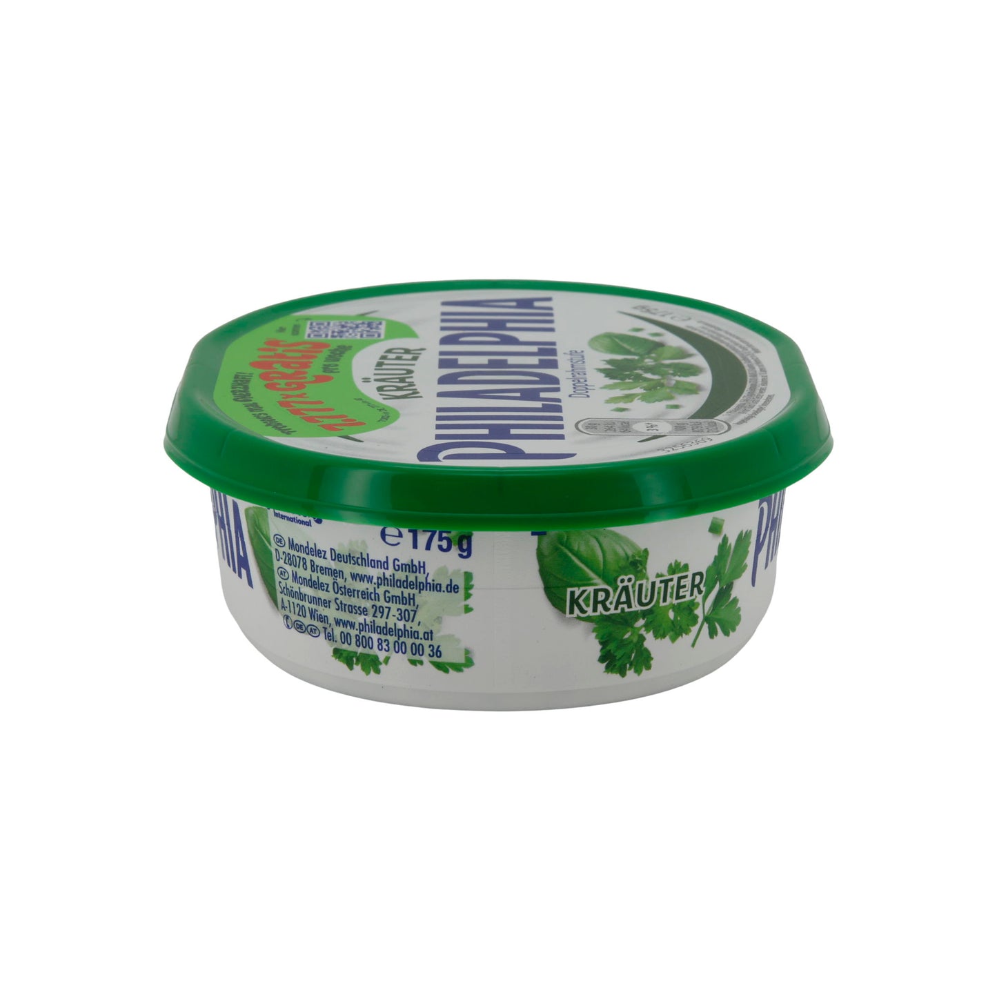 Frischkäse Philadelphia Kräuter | Cremig | Mit aromatischen Kräutern | 175 g