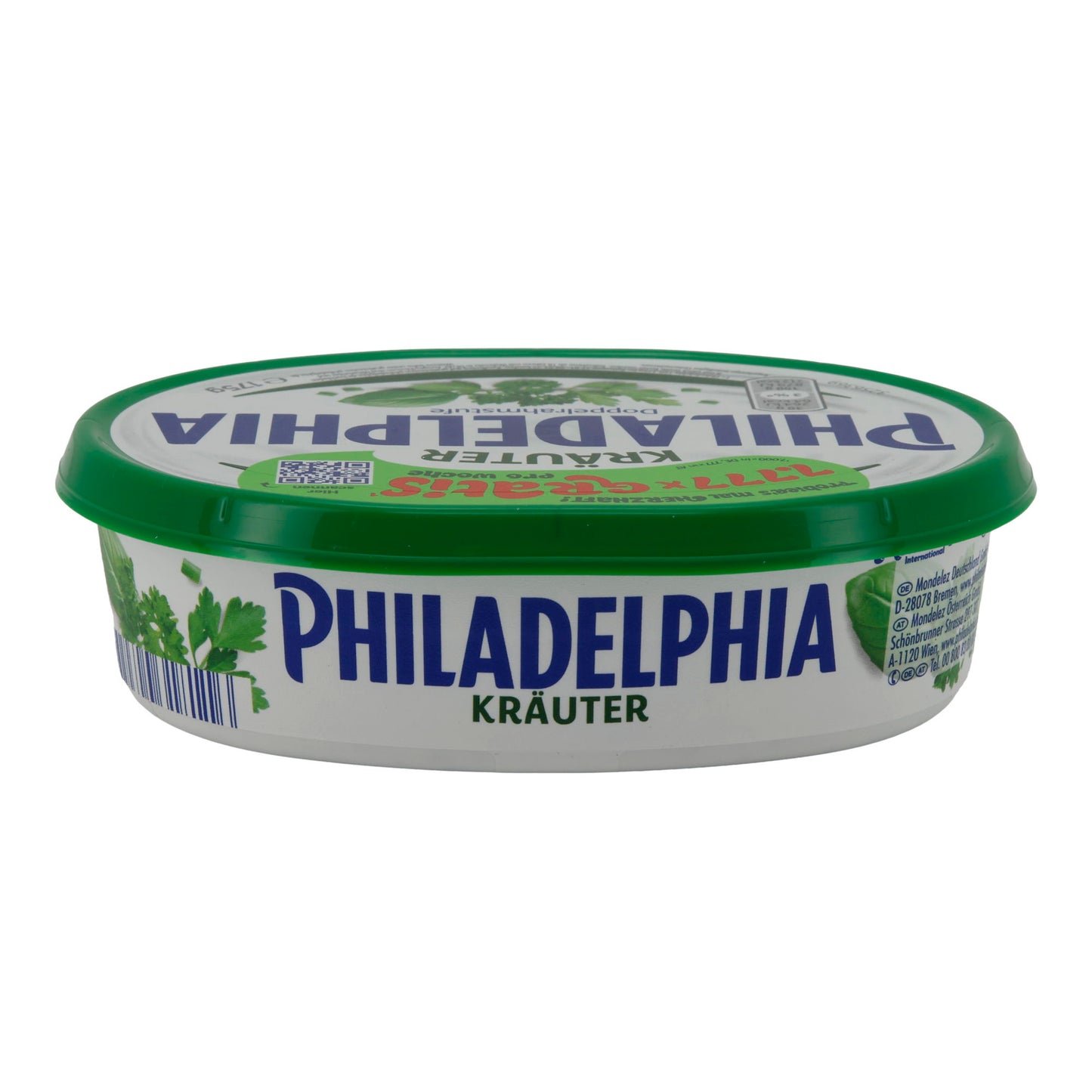 Frischkäse Philadelphia Kräuter | Cremig | Mit aromatischen Kräutern | 175 g