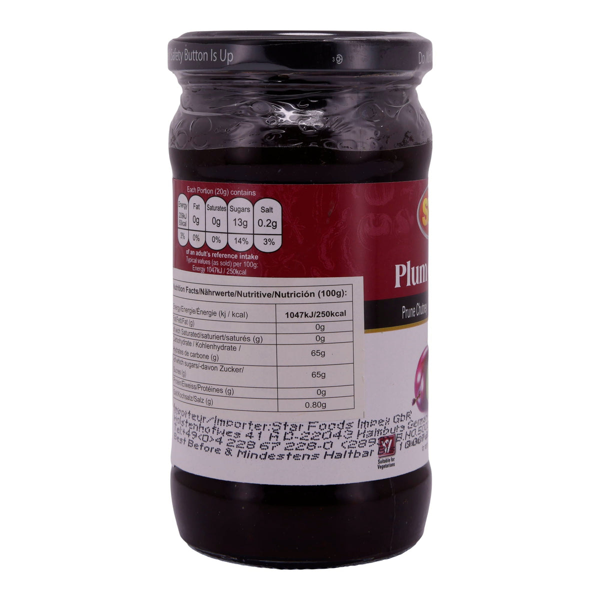 Plum Chutney Shan | Chutney | Würziges Pflaumen-Chutney | 400 g SHAN