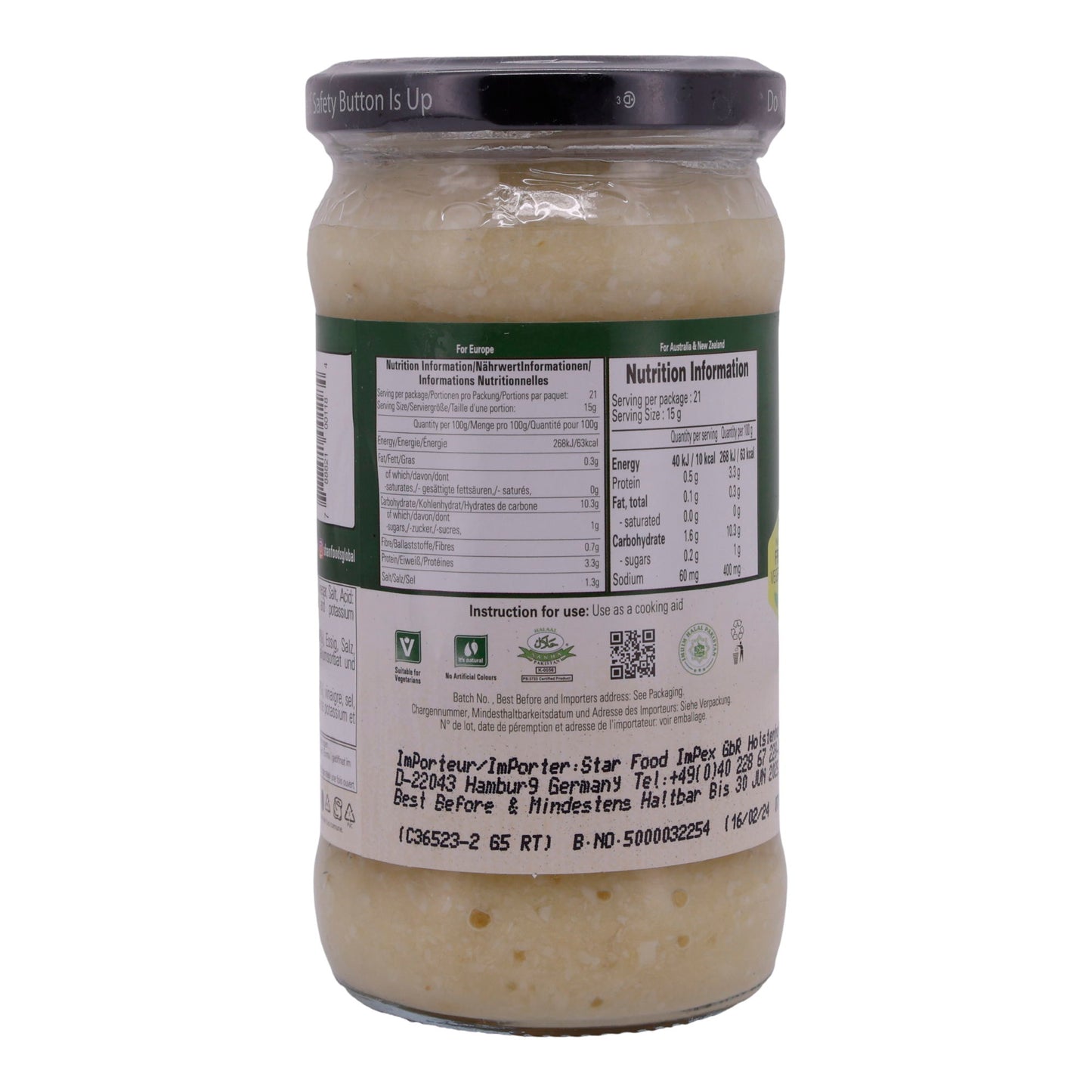 Gember Knoflook Pasta Shan | Praktische Mix | Van Gember en Knoflook | 310 g