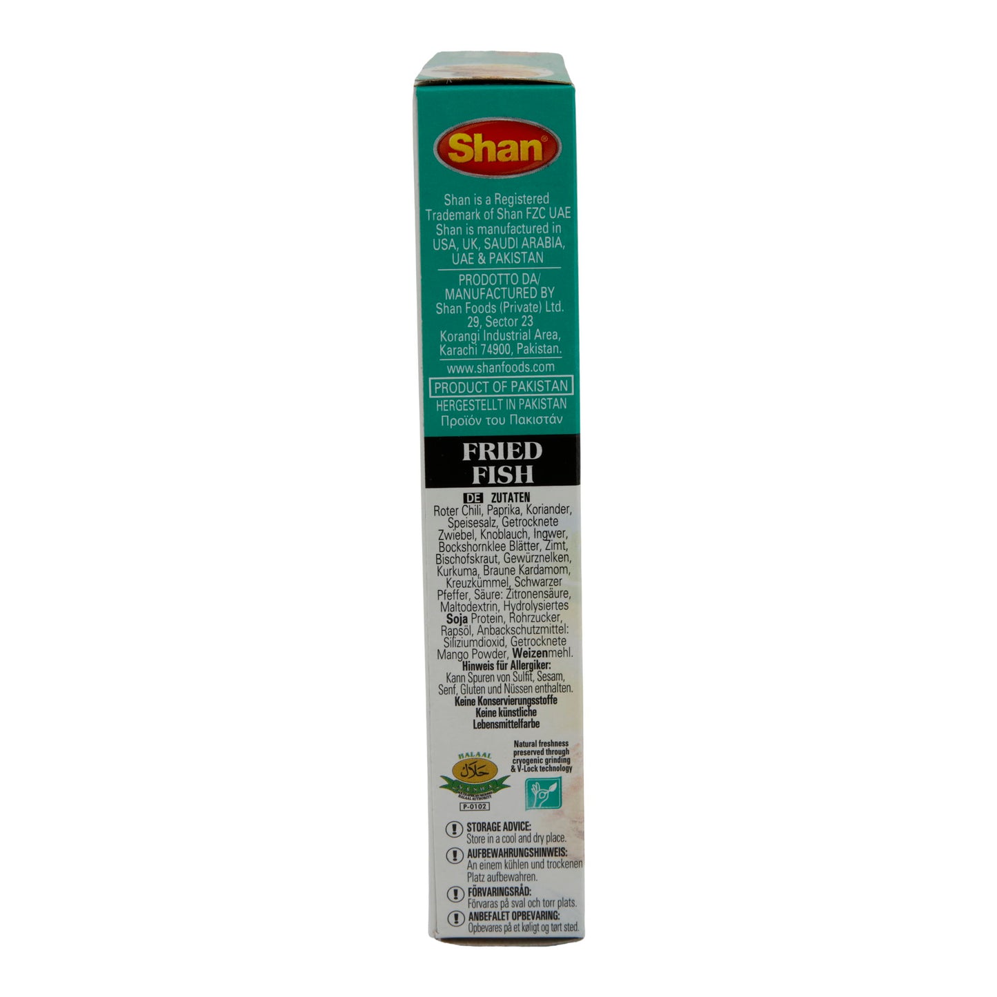 Shan Kruidenmix | Gebakken Vis Kruidenmix | Pittige Mix voor Gebakken Vis | 50 g