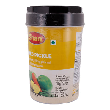 Mixed Pickle Shan | Spicy Mix | Made from Mango, Carrot, Lemon, and Chili | 1Kg