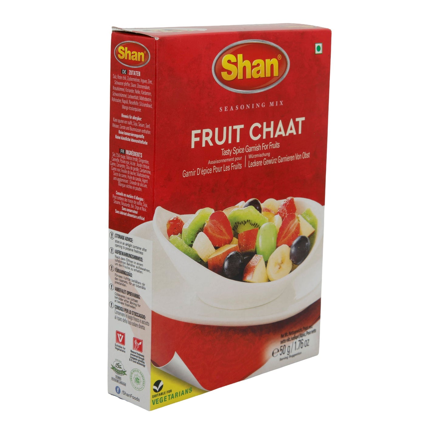 Fruit Chaat Shan | Würzmischung | Für Obstsalat | 50 g SHAN