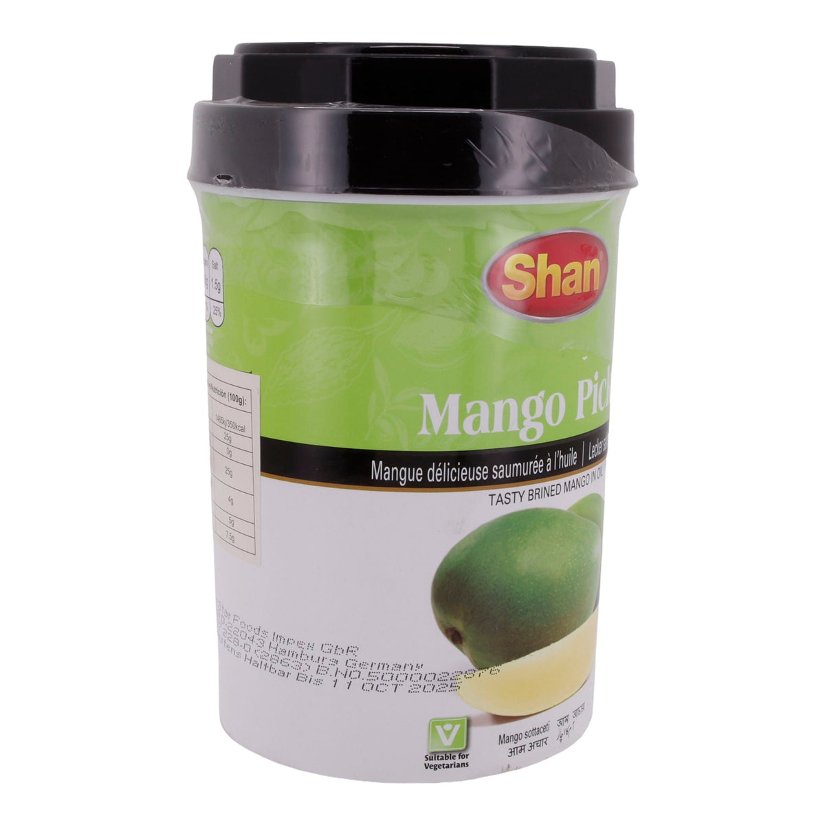 Mango Pickle Shan | Eingelegte Mango | In Öl, geeignet für Vegetarier | 1 kg SHAN