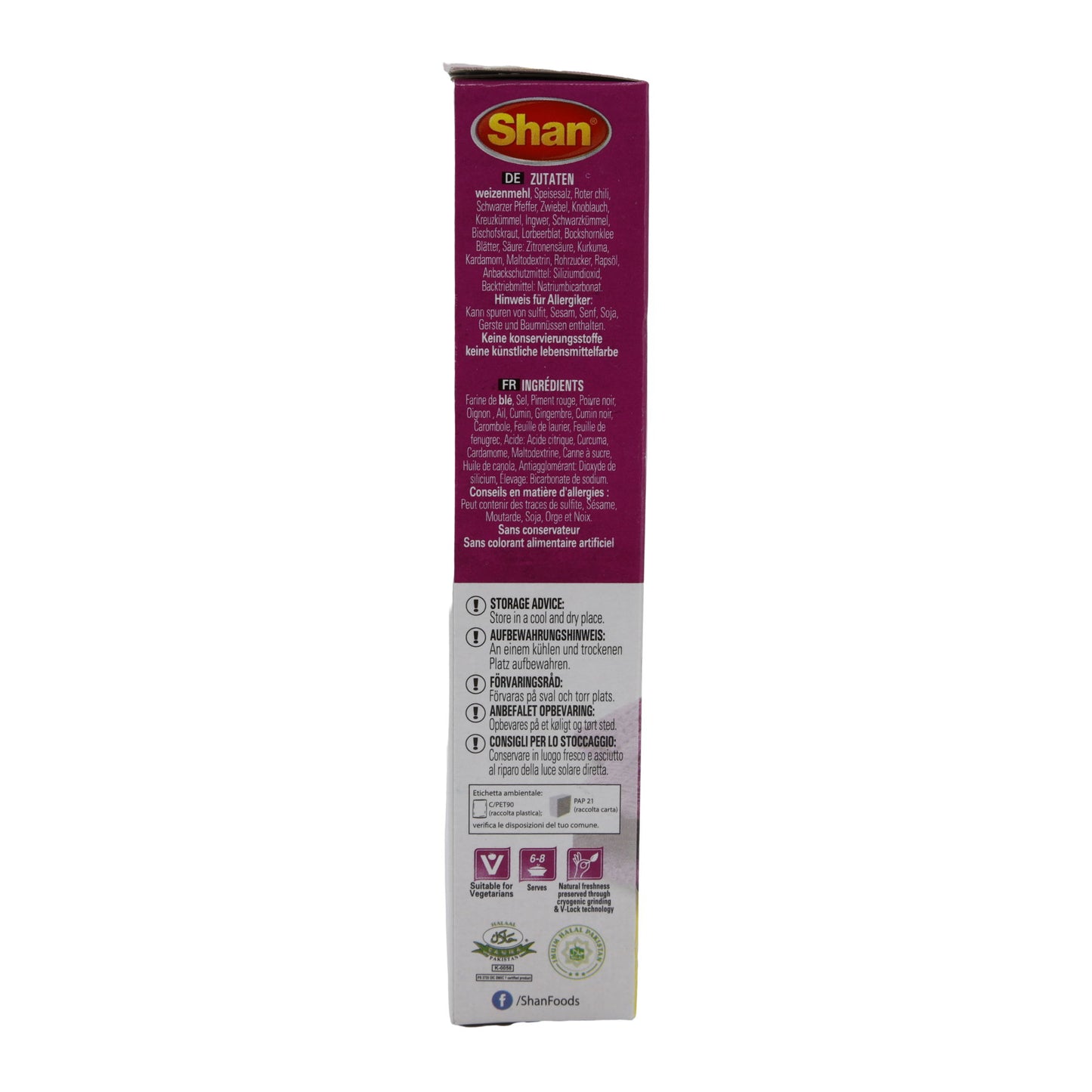 Miscela di spezie Shan | Chicken Broast | Panatura speziata per pollo croccante | 125 g