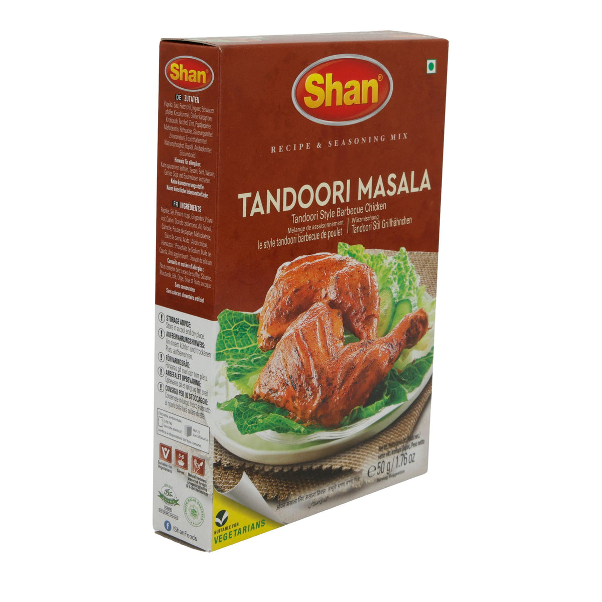 Gewürzmischung Shan | Tandoori Masala | Für Tandoori-Hähnchen | 50 g SHAN