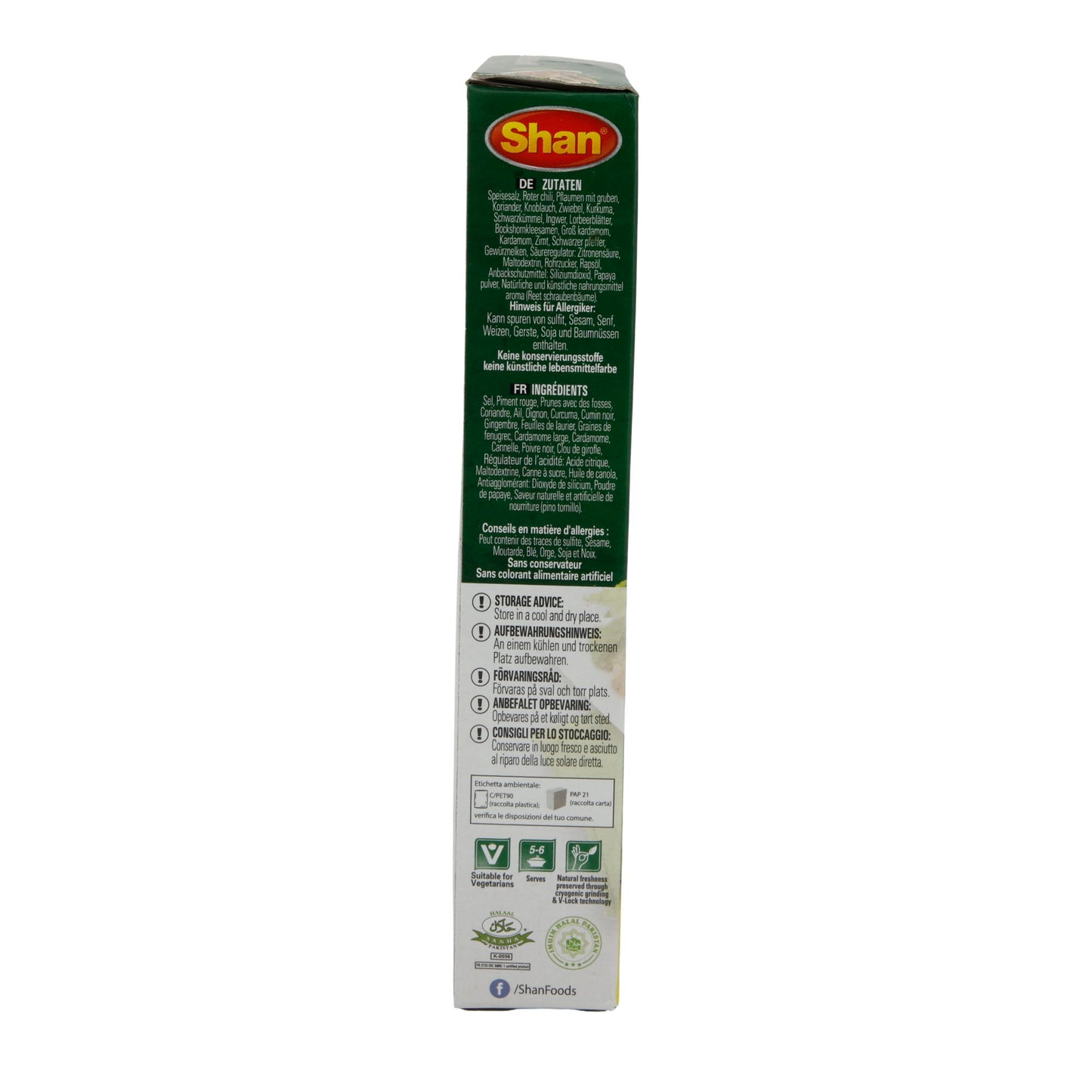 Kruidenmix Shan | Karachi Rundvlees Biryani | Pittig, scherp voor rundvlees Biryani | 60 g