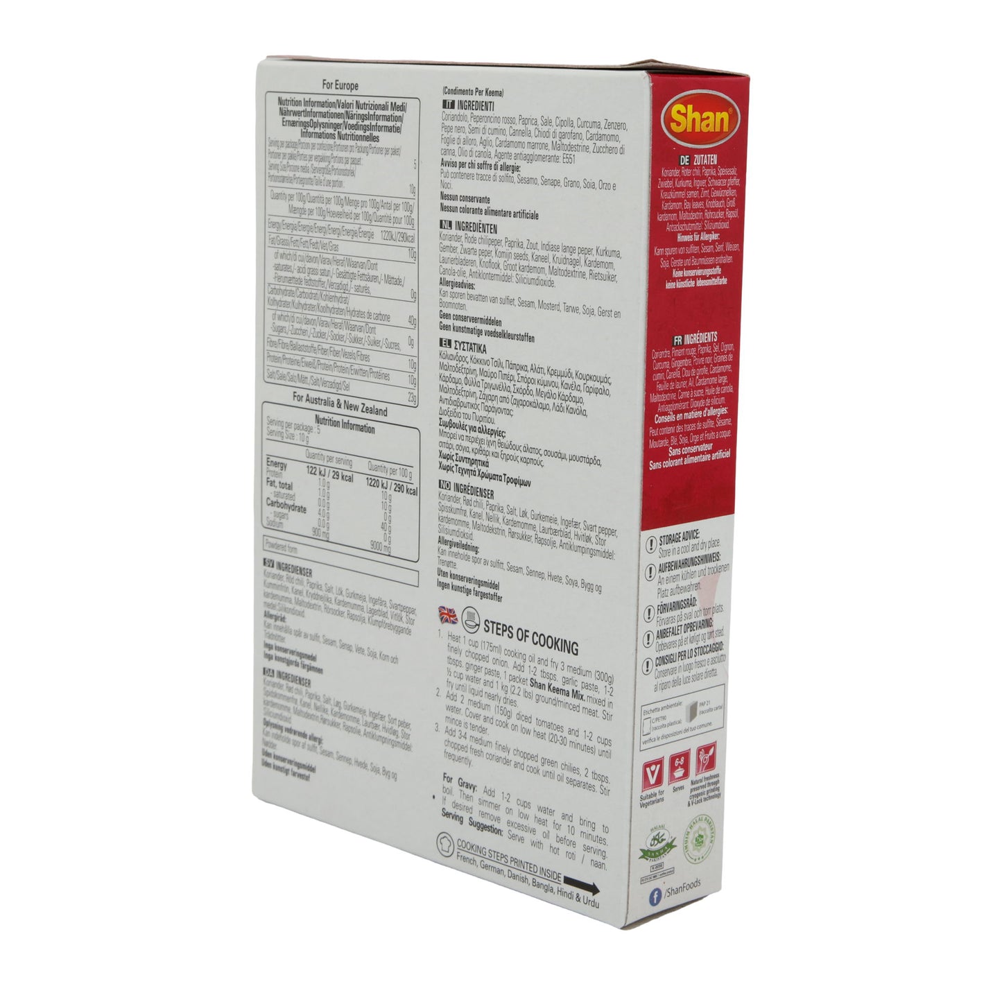 Miscela di spezie Shan | Keema | Per delizioso macinato saltato | 50 g
