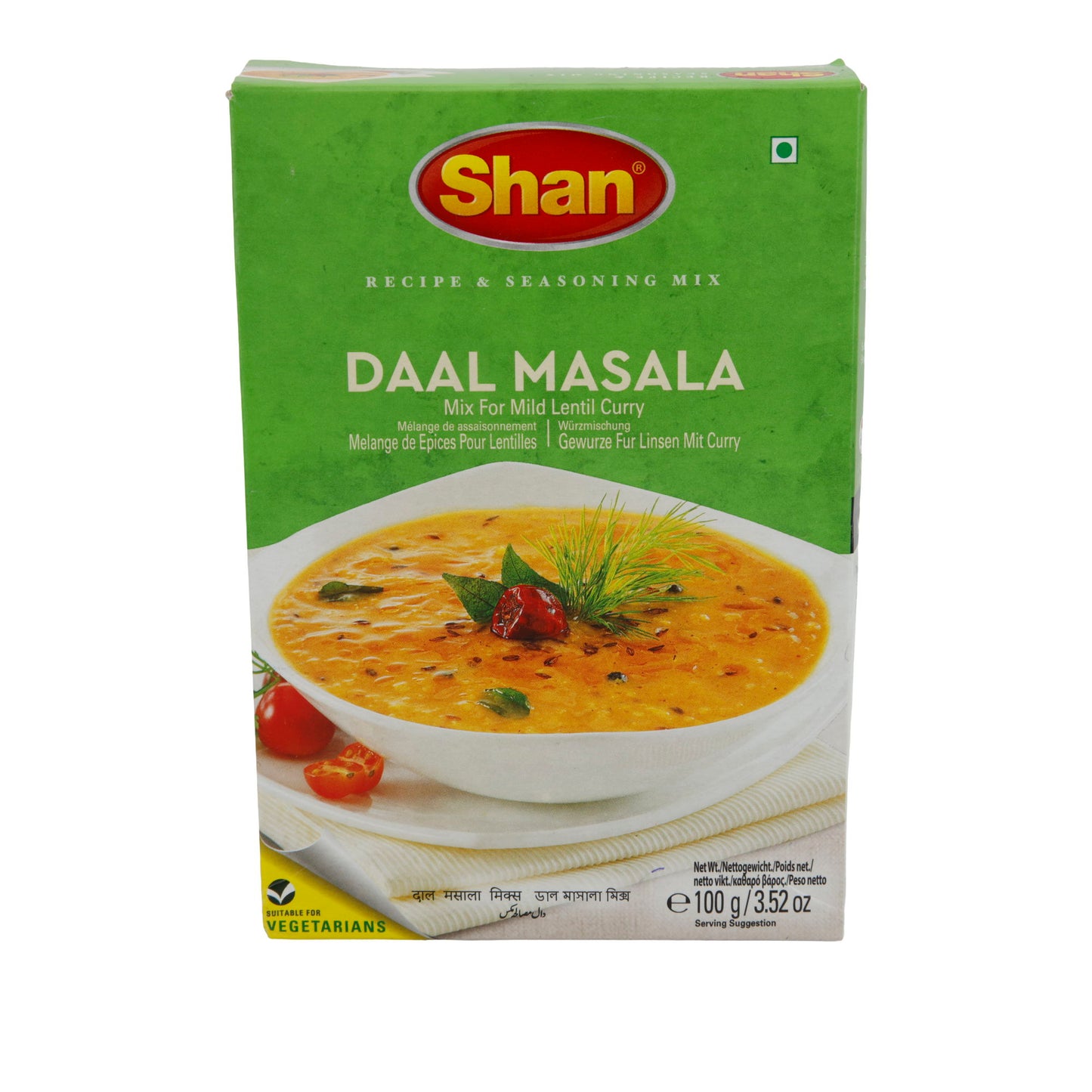 Daal Masala Miscela di Spezie Shan | Speziatura Perfetta | Per Curry di Lenticchie Delicato | 100 g