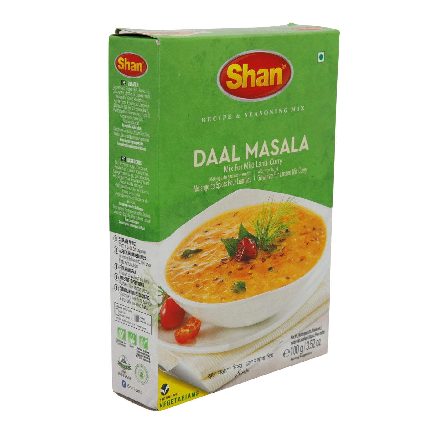 Daal Masala Gewürzmischung Shan | Perfekte Würze | Für mildes Linsen-Curry | 100 g SHAN