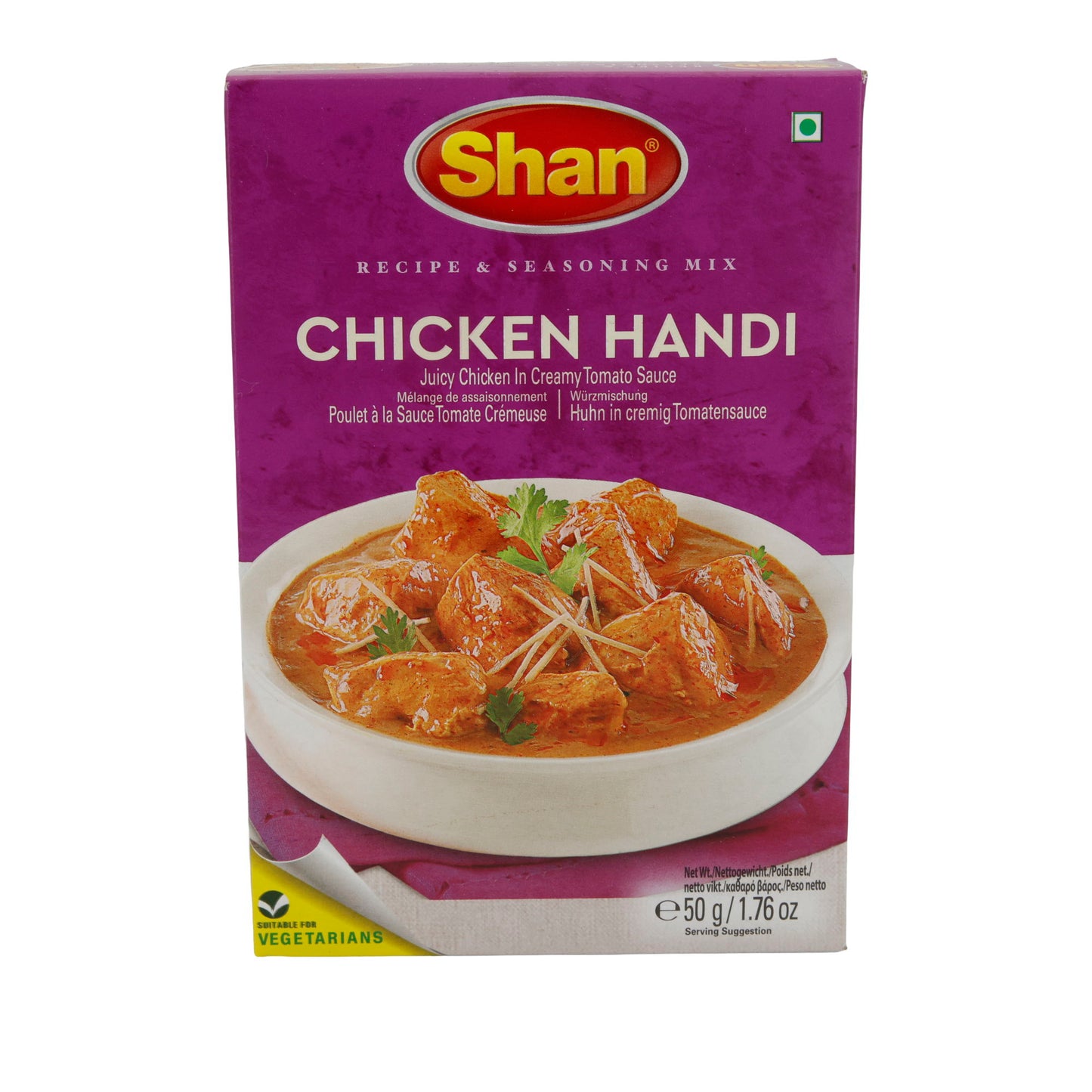 Kruidenmix Shan | Chicken Handi | Aromatisch, voor romige tomatensaus | 50 g