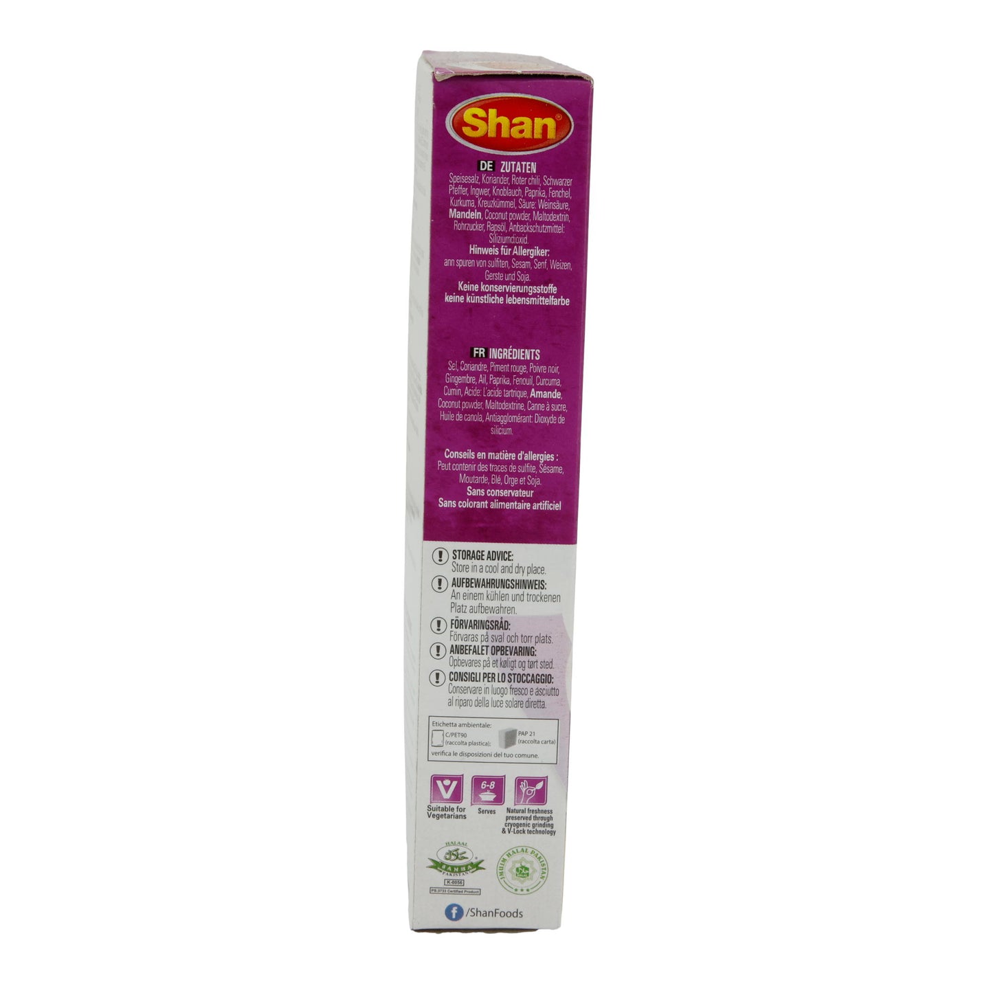 Kruidenmix Shan | Chicken Handi | Aromatisch, voor romige tomatensaus | 50 g