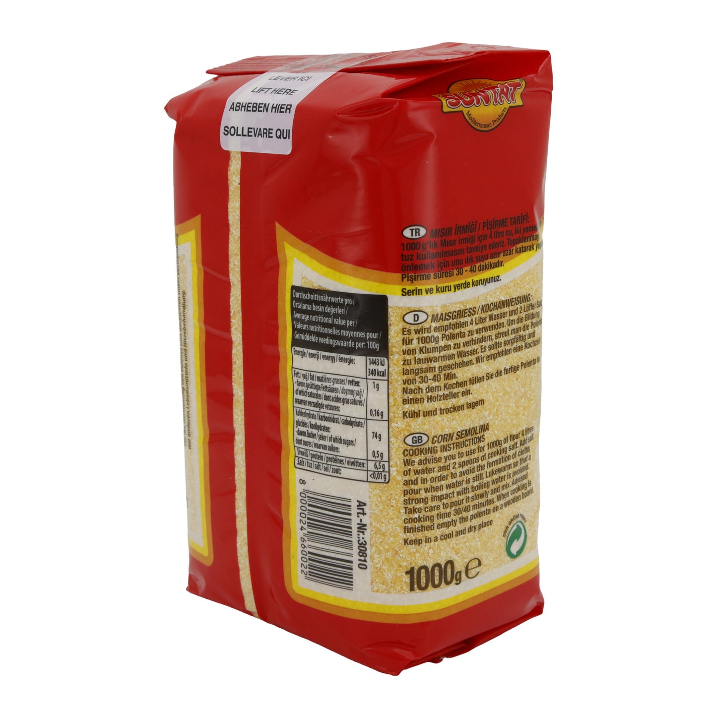 Maisgries Suntat | Polenta | Glutenvrij, traditioneel & creatief | 1 kg