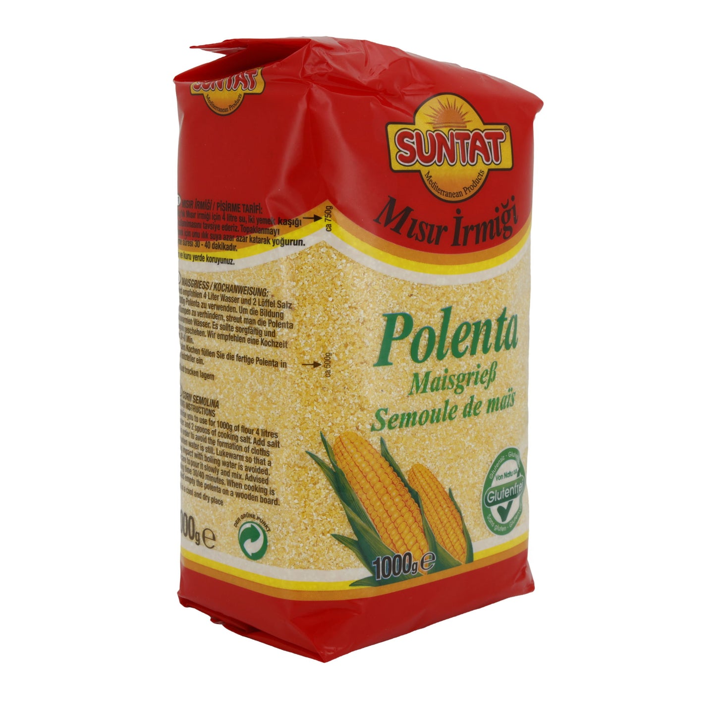 Maisgries Suntat | Polenta | Glutenvrij, traditioneel & creatief | 1 kg