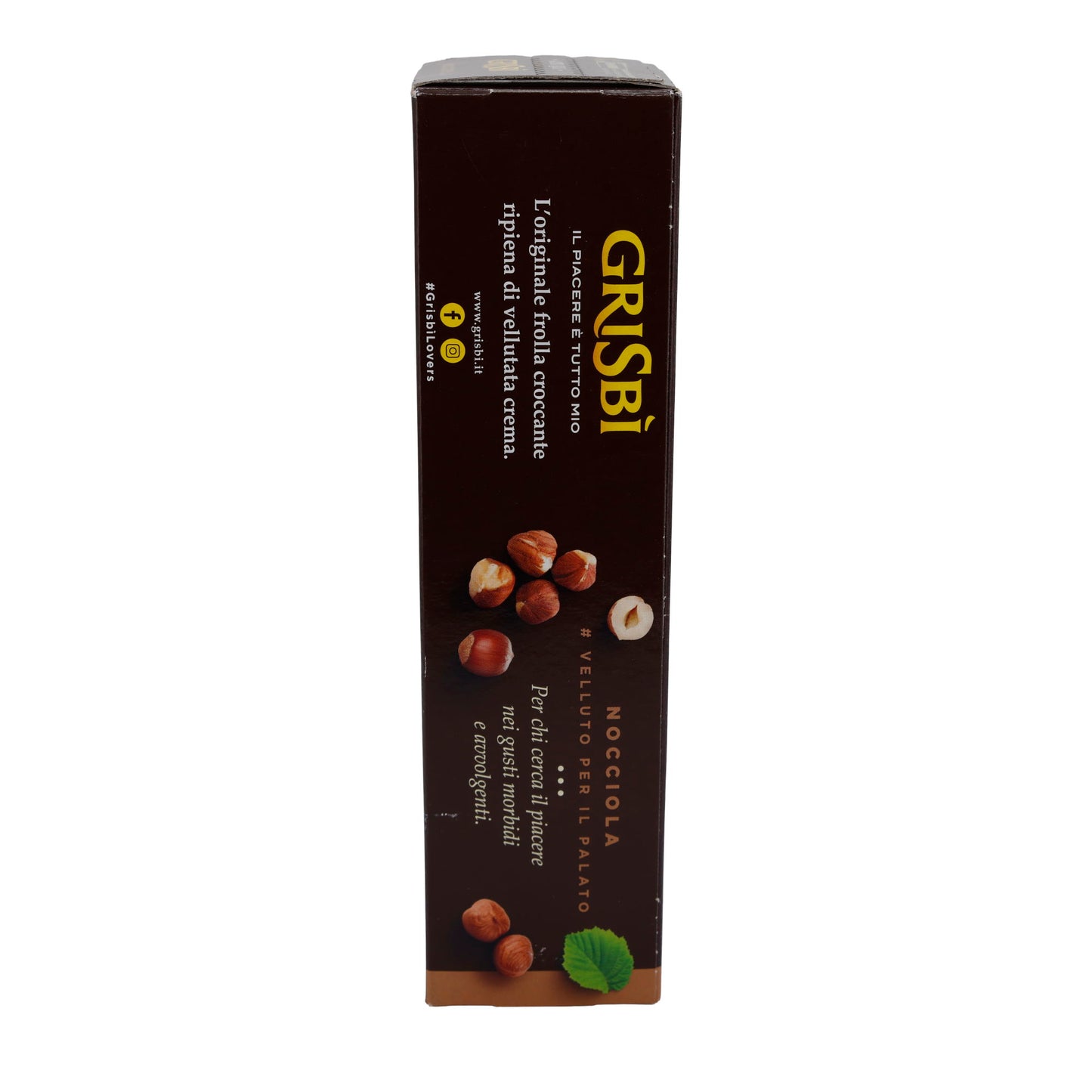 Kekse Grisbì | Nocciola | Italiaans, met romige hazelnootvulling | 135 g