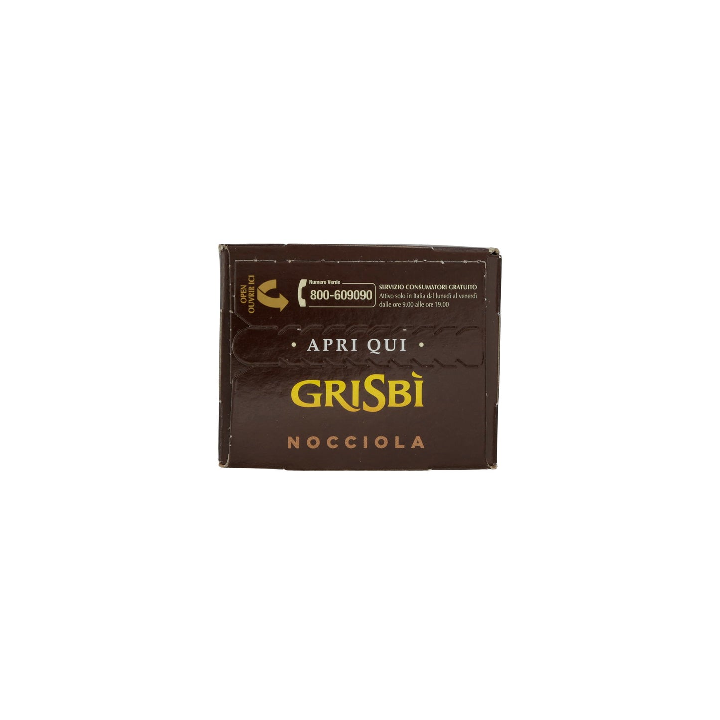 Kekse Grisbì | Nocciola | Italiaans, met romige hazelnootvulling | 135 g