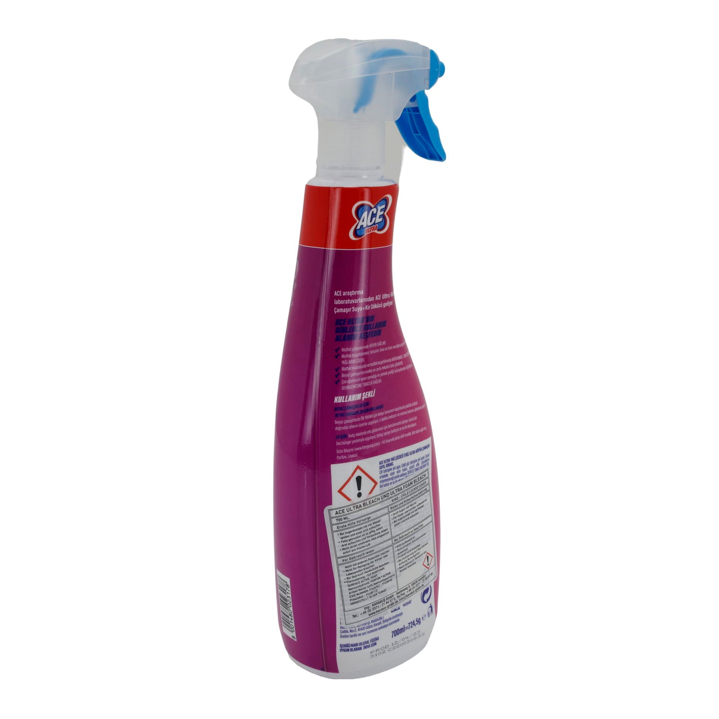 Mutfak Temizleyici ACE Ultra Köpüklü Mutfak | Köpük Etkili | 700 ml