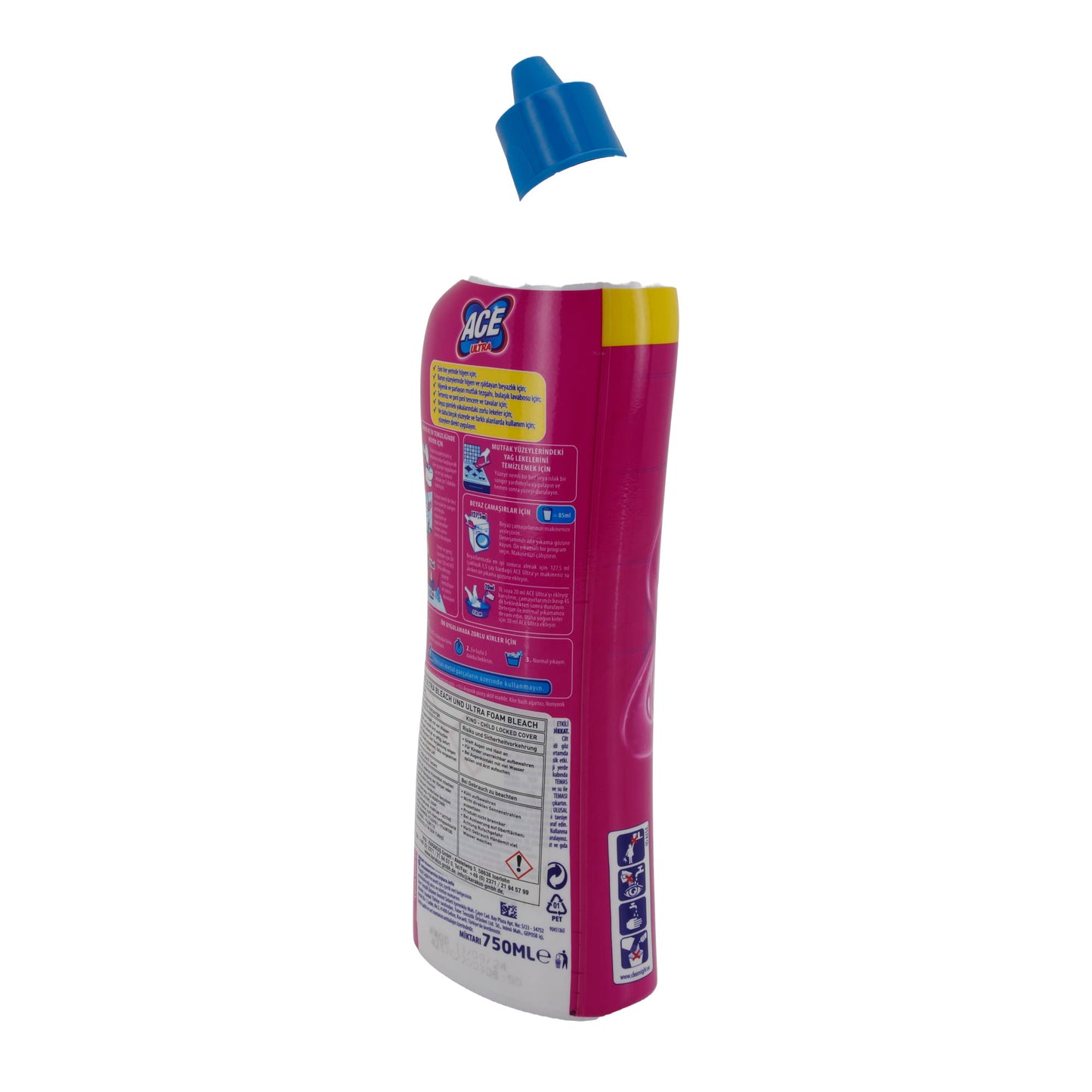 Produit de nettoyage Ace Ultra détergent blanchissant | Fraîcheur des montagnes | 750 ml