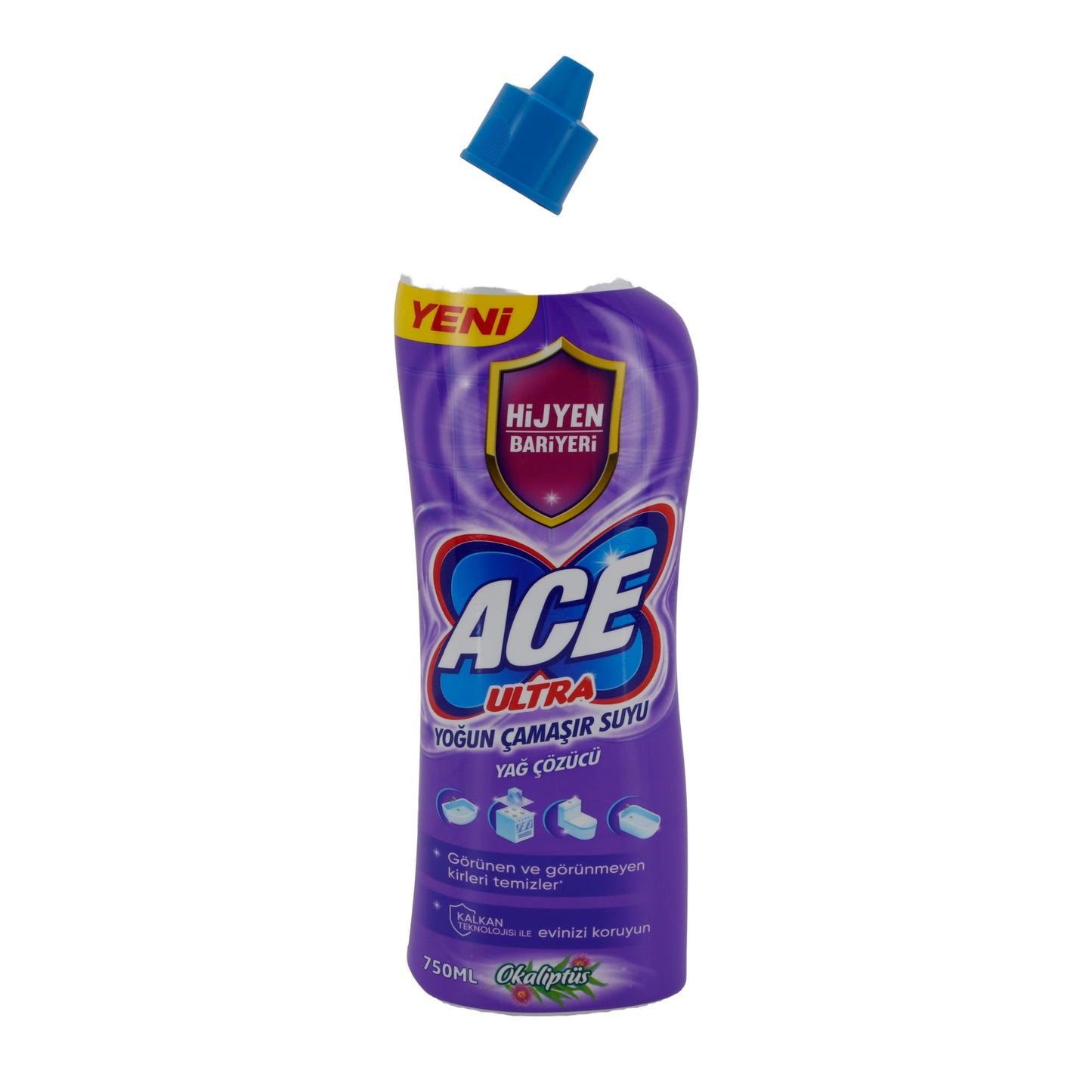 Bleichmittel Ace Ultra Konzentriertes Bleichmittel Eukalyptus | Bleichmittel | 750 ml