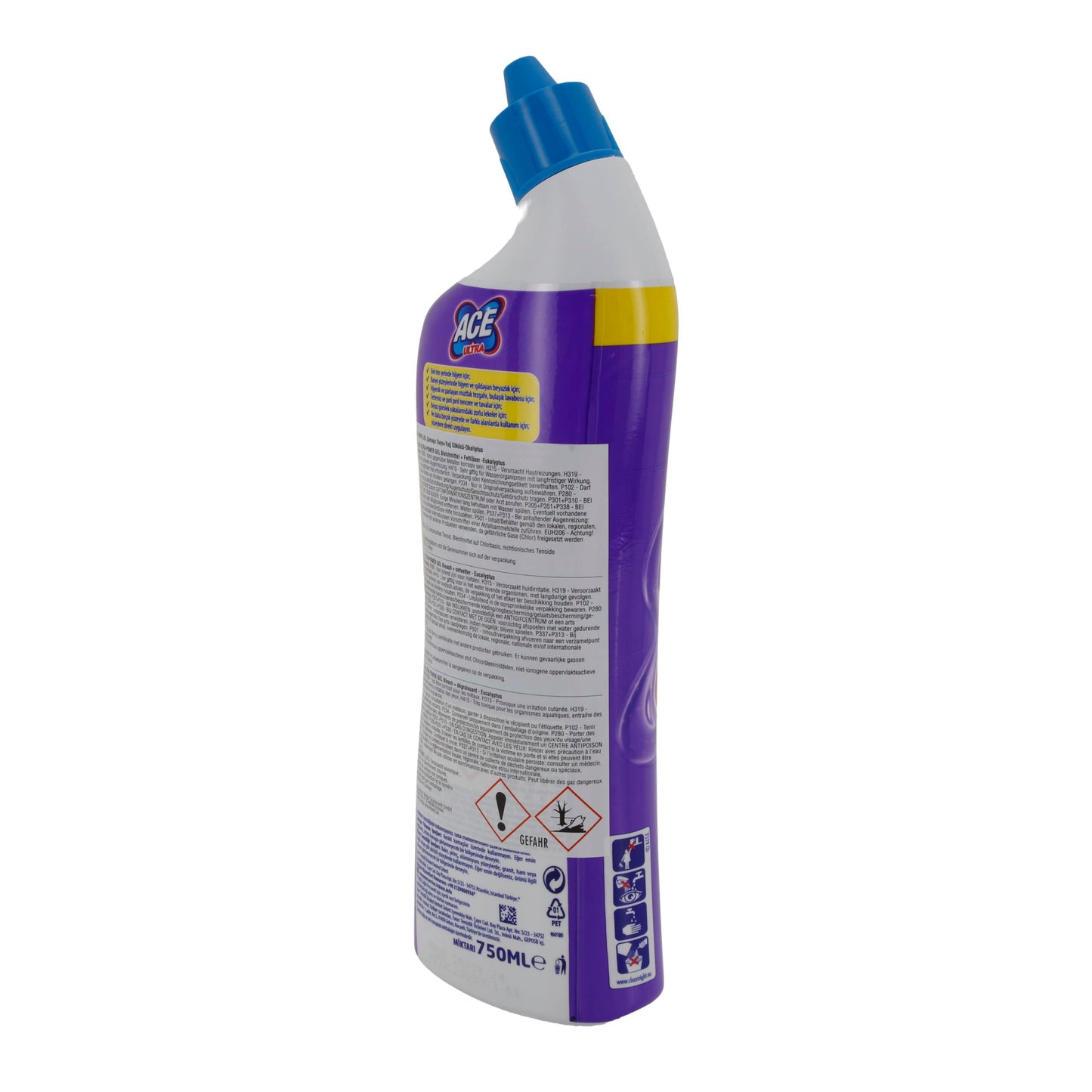 Bleichmittel Ace Ultra Konzentriertes Bleichmittel Eukalyptus | Bleichmittel | 750 ml