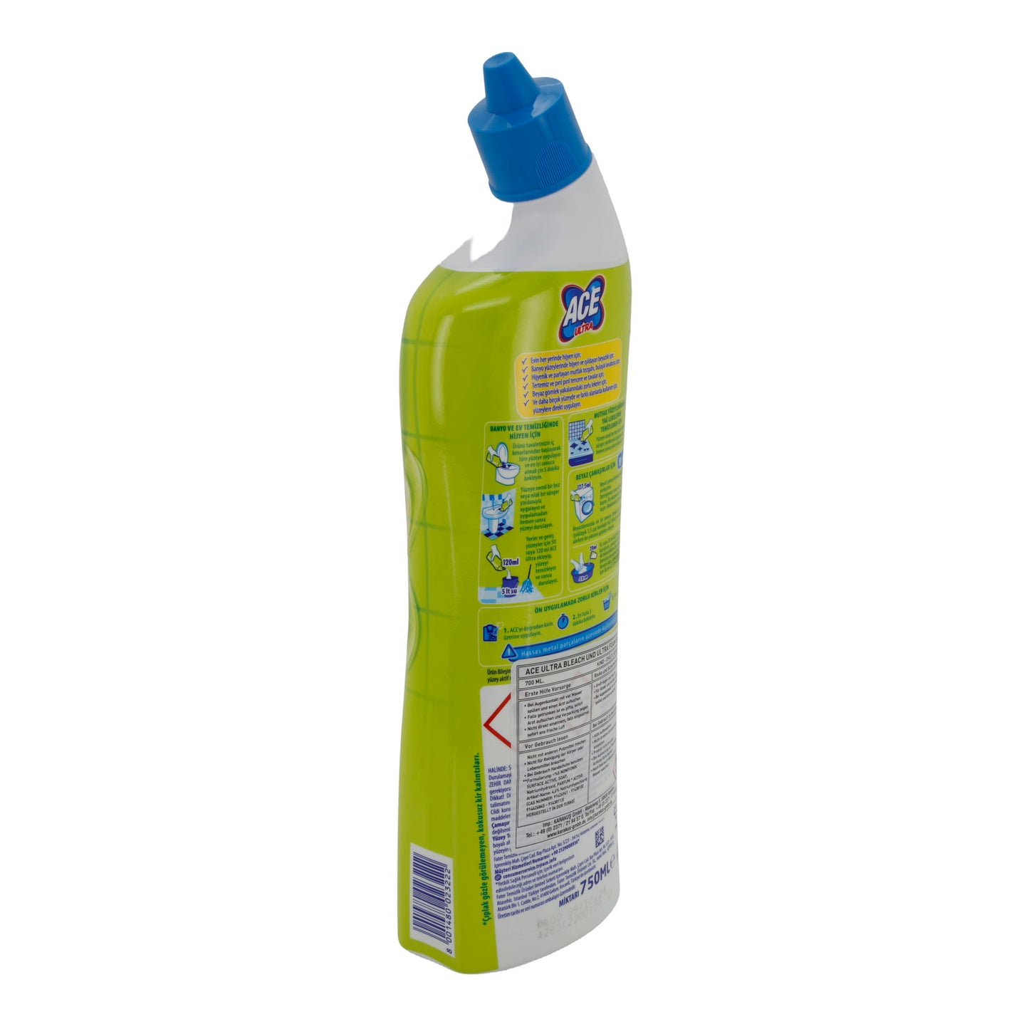 Bleichmittel Ace Ultra Konzentriertes Bleichmittel Zitrone | Bleichmittel | 750 ml