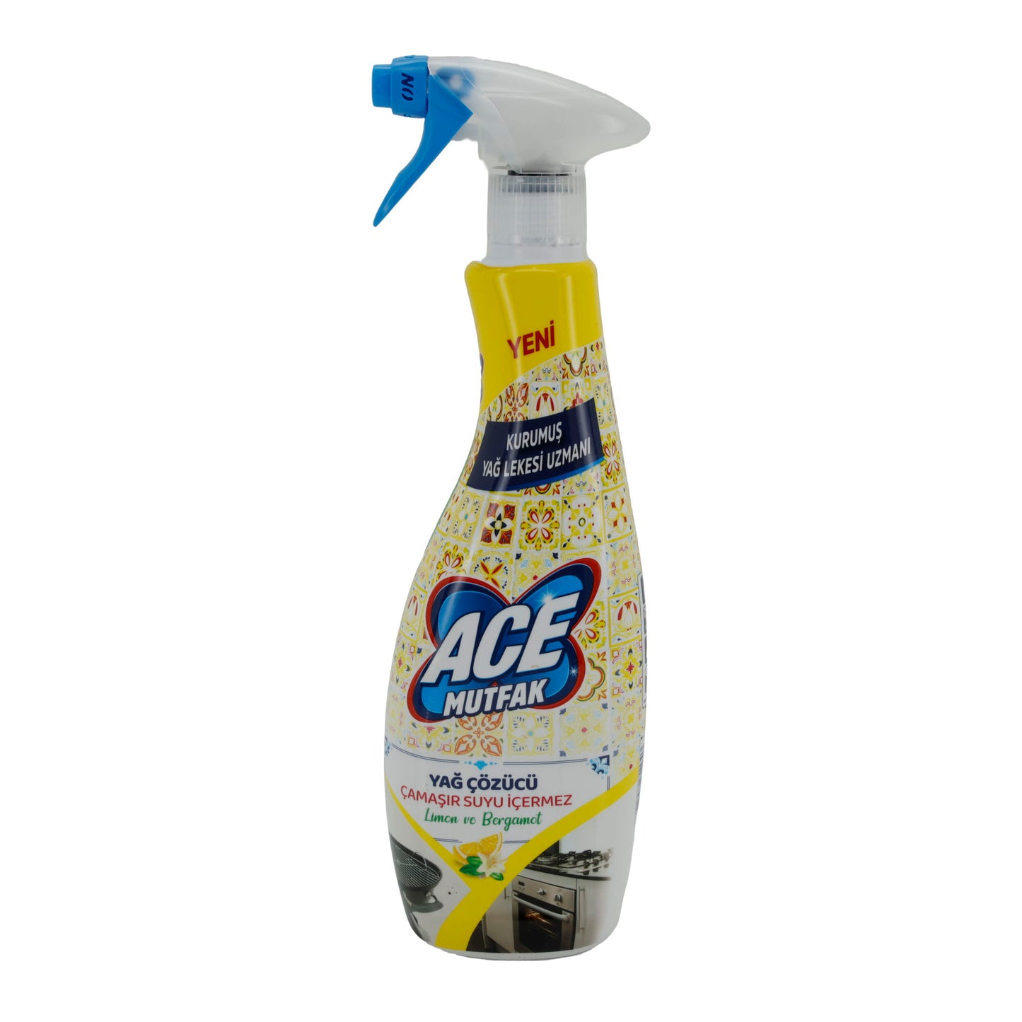 Ace Mutfak Temizleyici Yağ Çözücü | Mutfak Temizleyici | Narenciye Kokusu | 700 ml