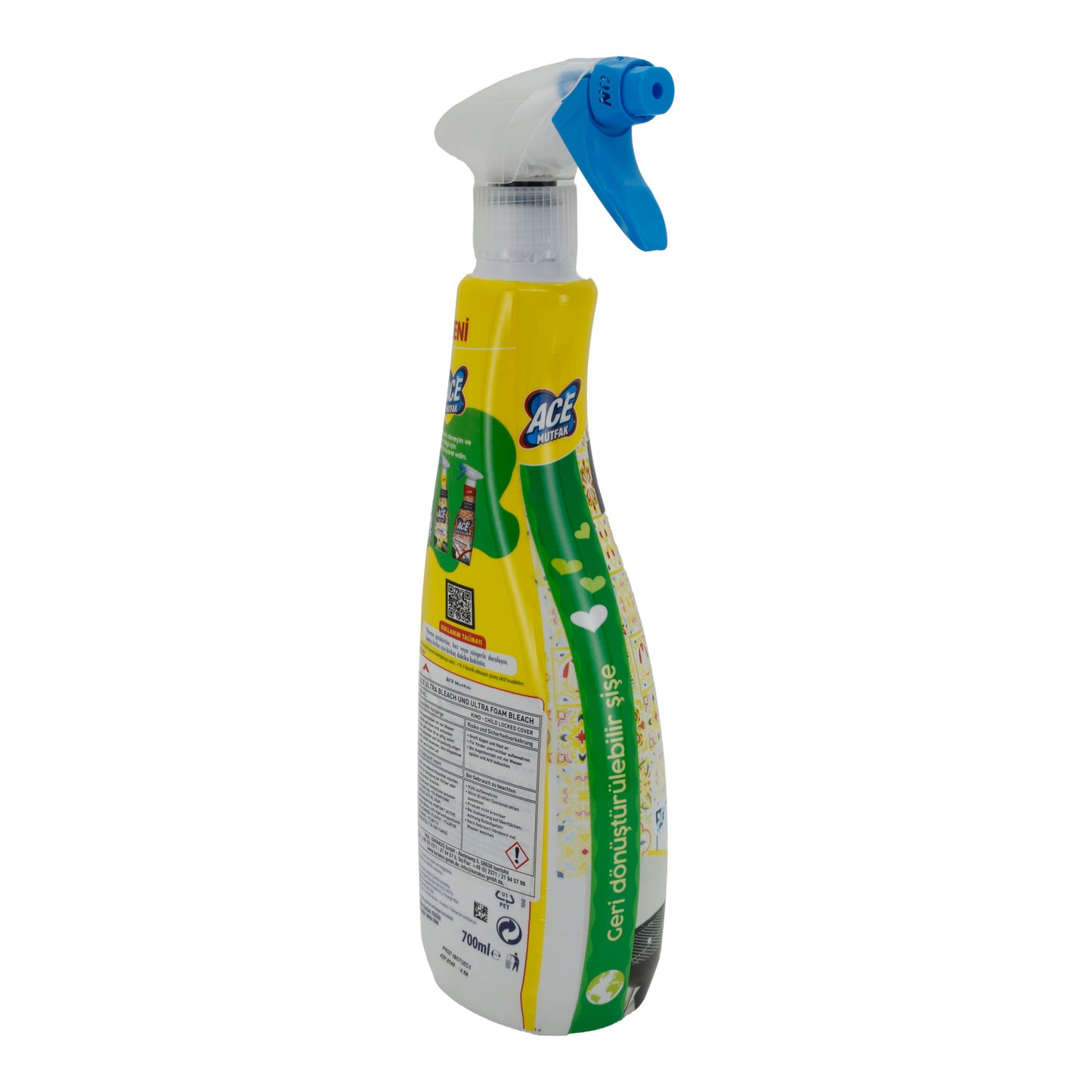 Ace Mutfak Temizleyici Yağ Çözücü | Mutfak Temizleyici | Narenciye Kokusu | 700 ml