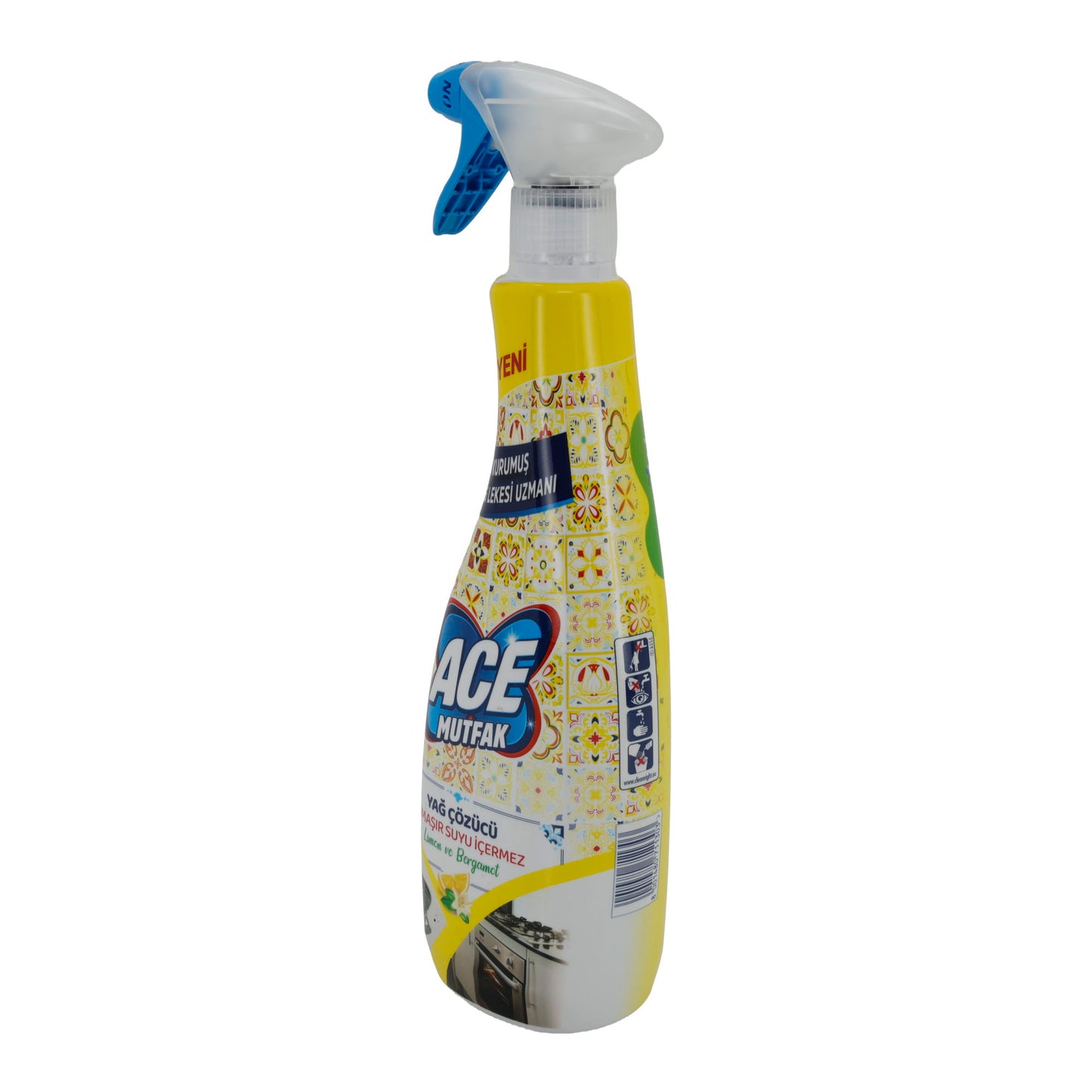 Ace Mutfak Temizleyici Yağ Çözücü | Mutfak Temizleyici | Narenciye Kokusu | 700 ml