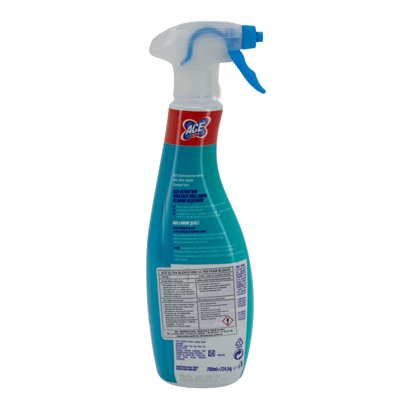 Huishoudreiniger Ace Ultra + Schuim | Algemeen | 700 ml