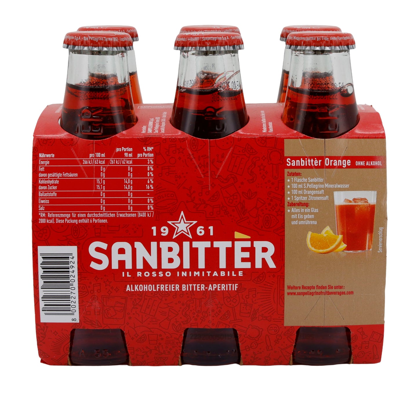 DRINK WITH CITRUS-HERB FLAVOR 6 PACK
