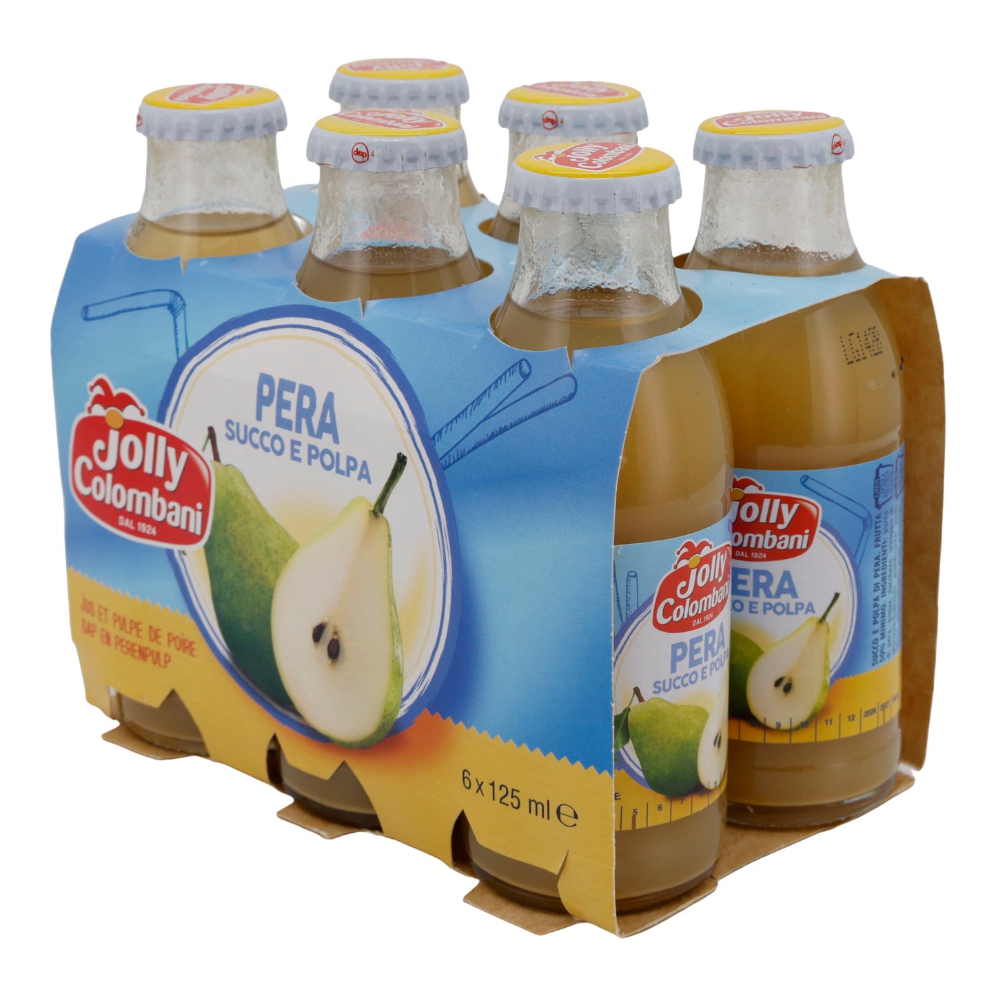 Succo d'uva Jolly Colombani | Succo | Con polpa | 6 x 125 ml